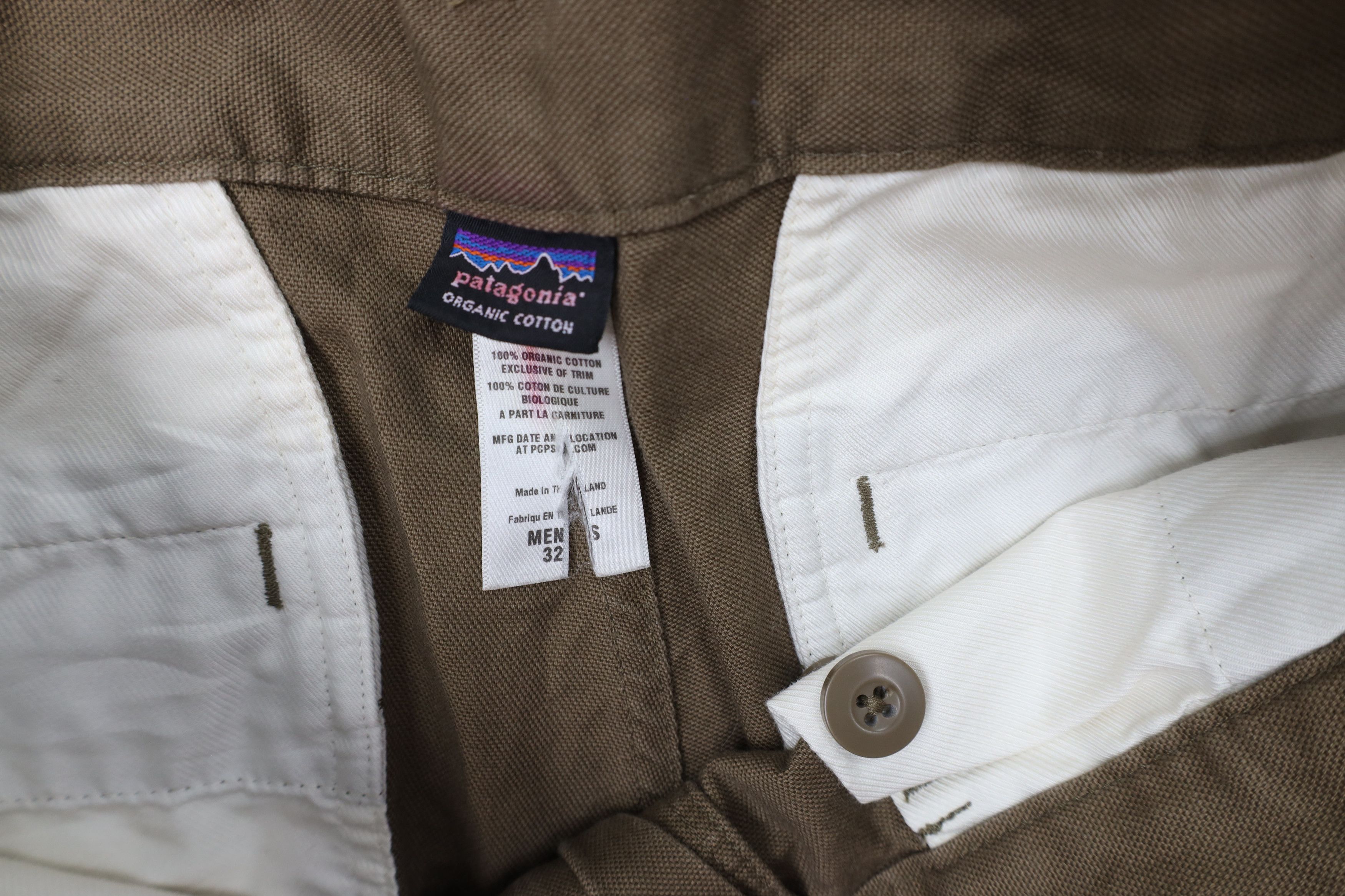Patagonia Vintage Patagonia Faded Organic Cotton Wide Leg Pants Brown Size US 32 / EU 48 - 8 Thumbnail
