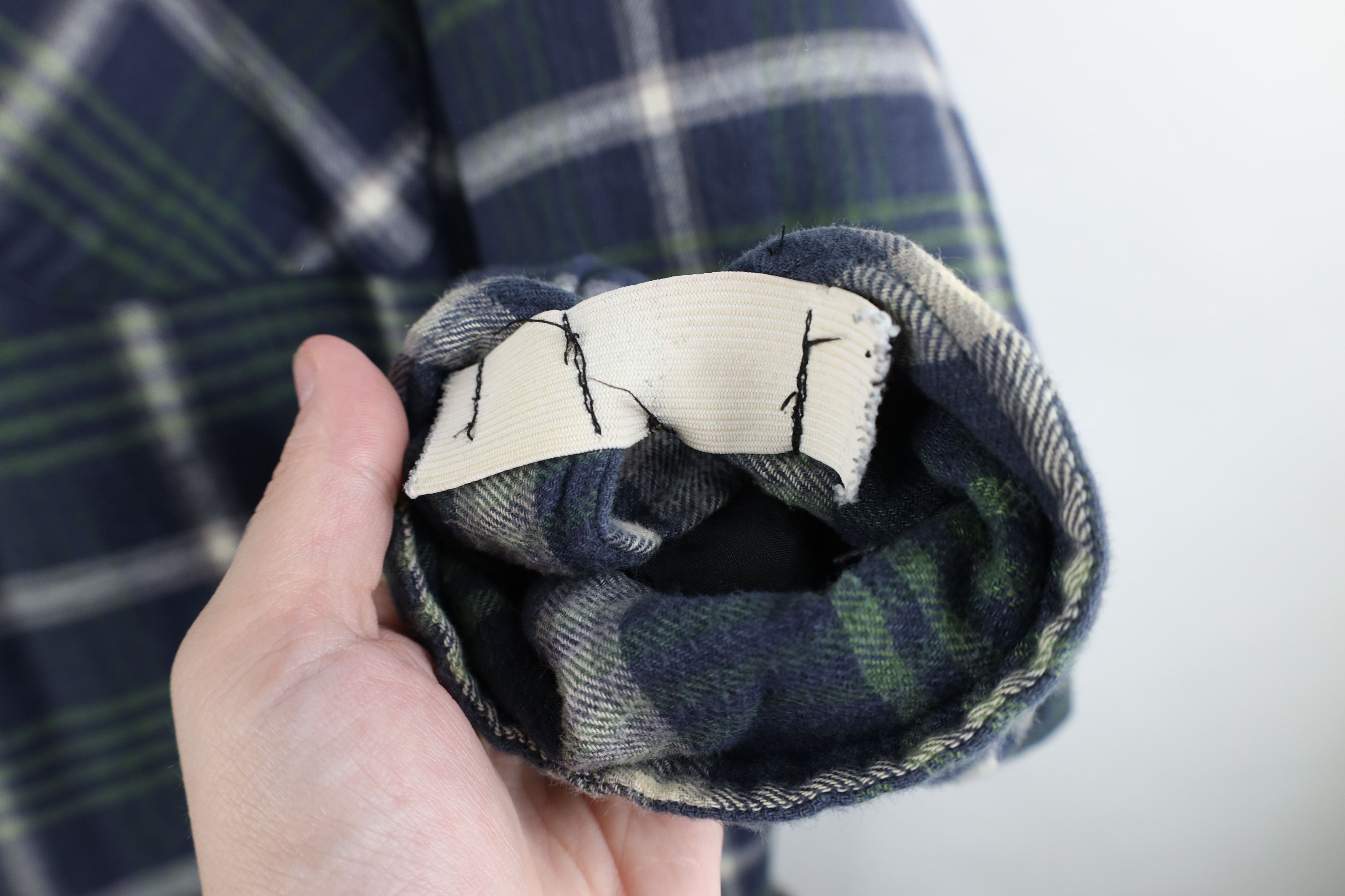 Vintage Vintage 90s Streetwear Fleece Lined Flannel Shirt Jacket Size US XXL / EU 58 / 5 - 7 Thumbnail