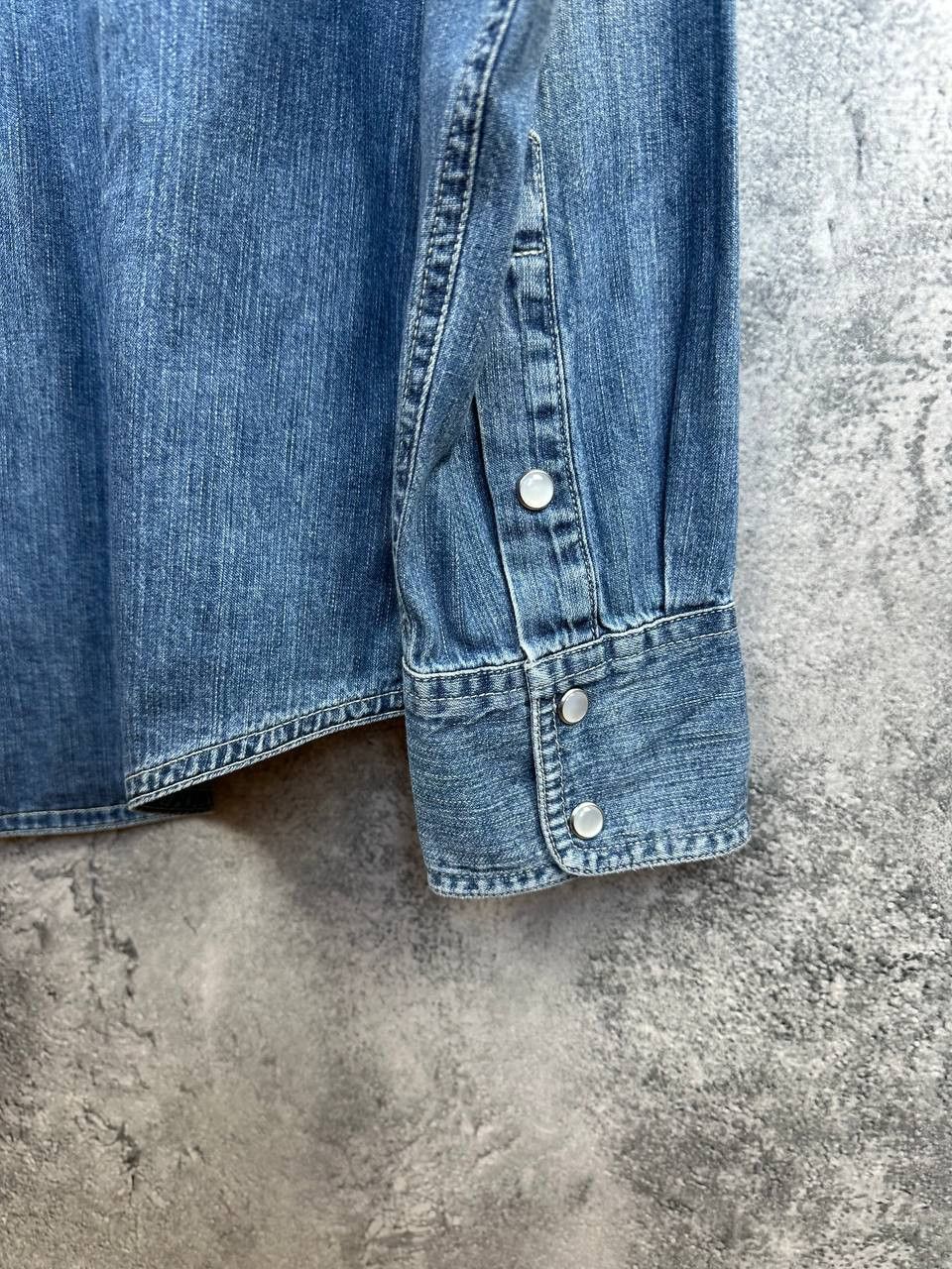 Levi's Vintage Clothing Levi’s Positively Superior Western Denim Shirt Pearl Snap Size L / US 10 / IT 46 - 9 Thumbnail