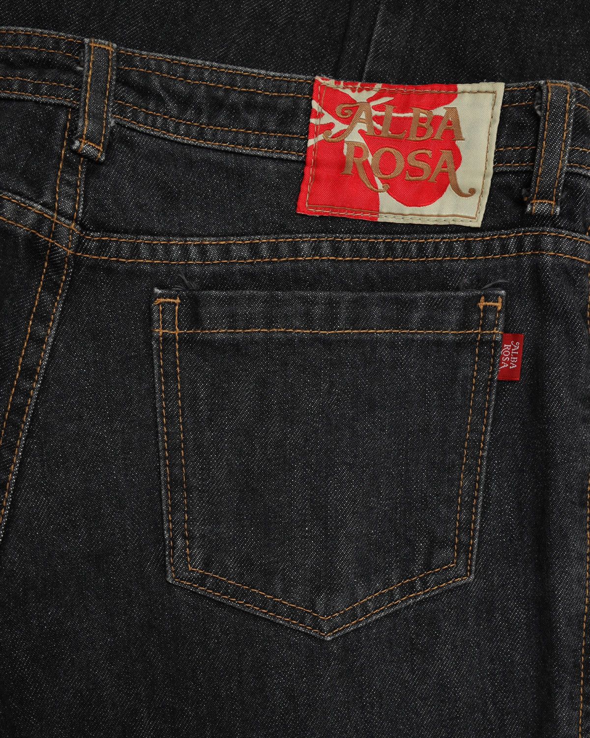 Japanese Brand × Le Grande Bleu (L.G.B.) × Tornado Mart ALBA ROSA lace-up leather flare jeans Size US 27 - 5 Thumbnail