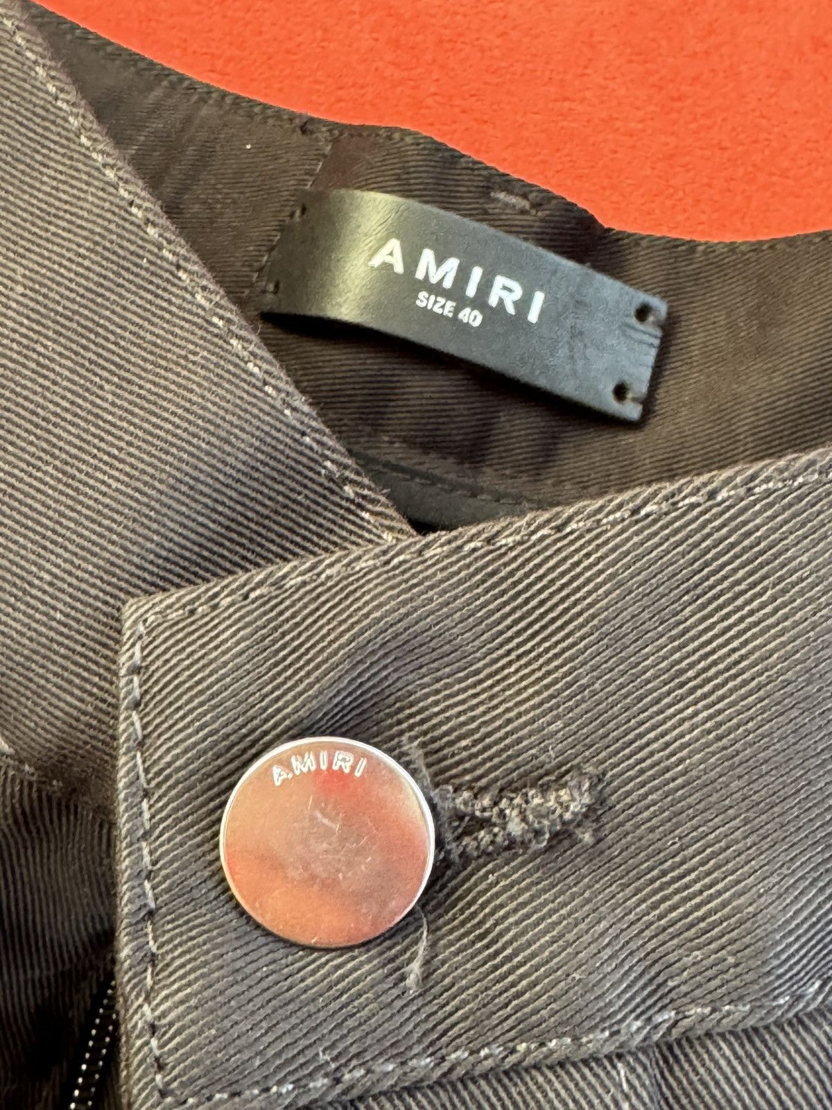 Amiri Amiri New black cargo baggy pants, size S int, 8 UK Size 27" / US 4 / IT 40 - 6 Thumbnail