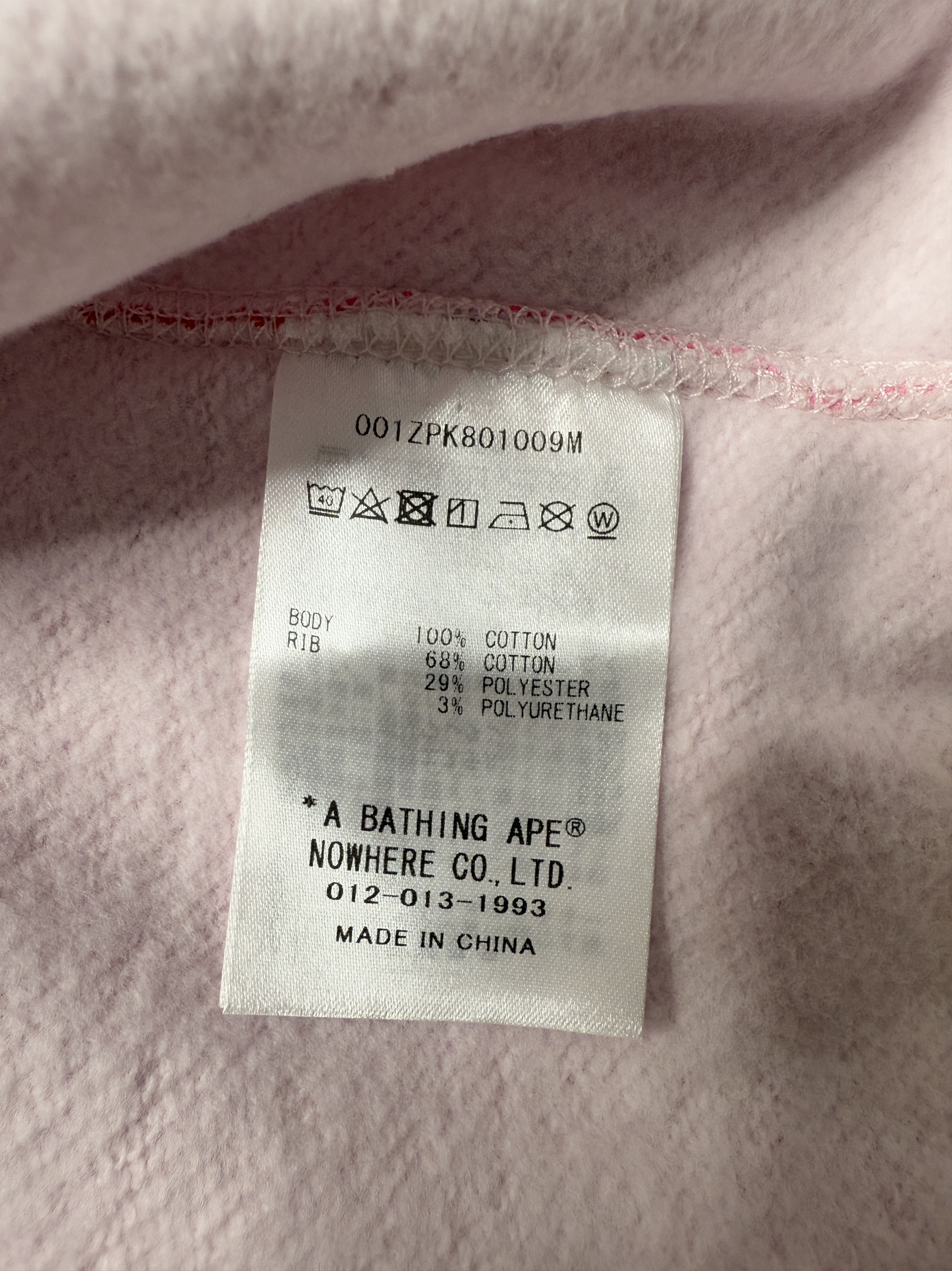 Bape BAPE ABC CAMO LOGO RIB FULL ZIP HOODIE Size US L / EU 52-54 / 3 - 15 Thumbnail