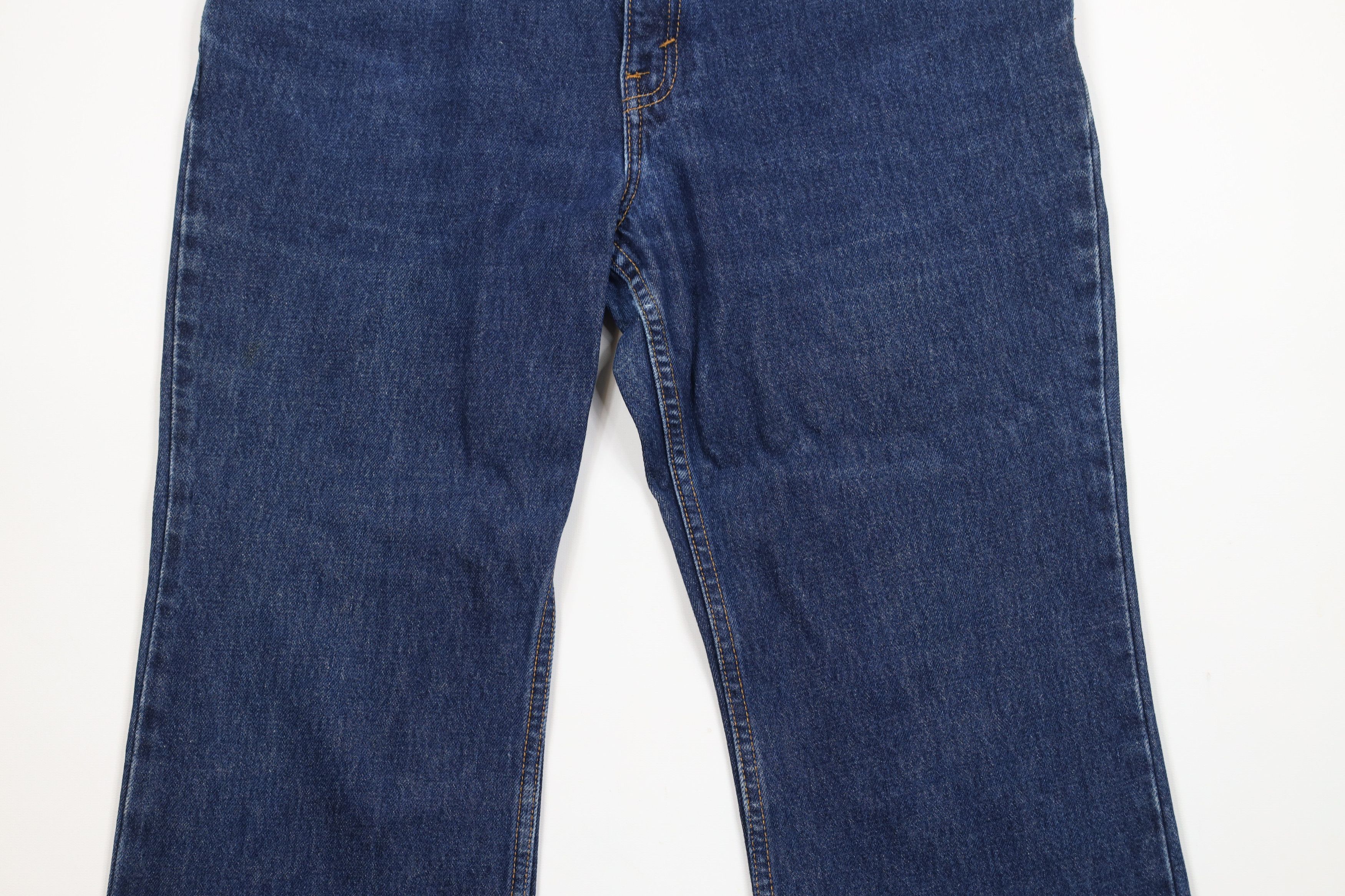 Levi's × Vintage Vintage 90s Levis 517 Flared Bootcut Denim Jeans Blue Size US 32 / EU 48 - 3 Thumbnail