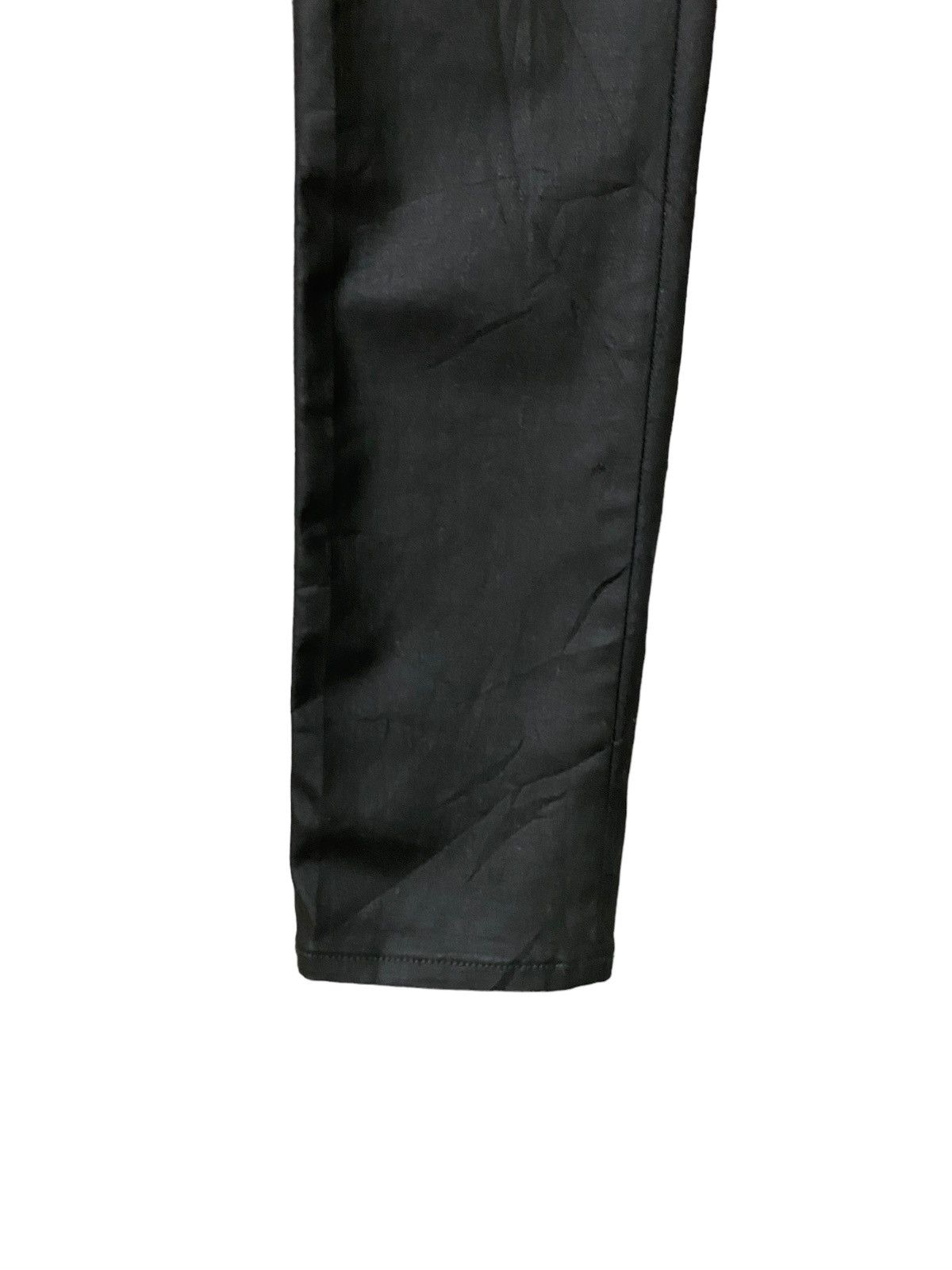 Designer × Japanese Brand × Vintage Skinny BACK NUMBER Waxed Low Rise Denim Size US 28 / EU 44 - 9 Thumbnail