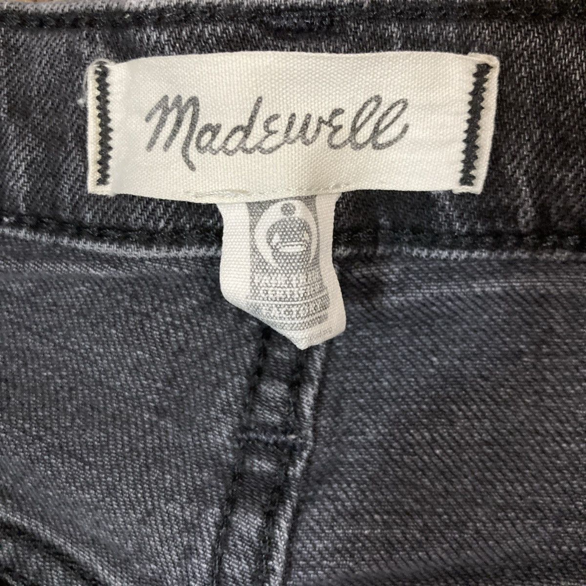 Other Madewell Women's Balloon Jeans Faded Black Denim Size 26 Size 26" / US 2 / IT 38 - 10 Thumbnail