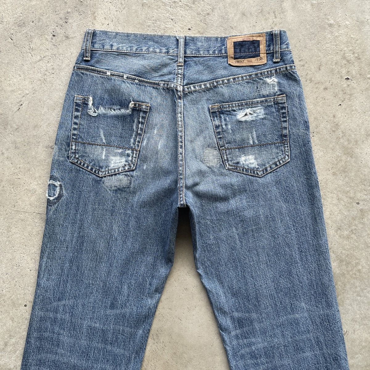 Abercrombie & Fitch Vintage Abercrombie&Fitch FLARE Distressed Faded Jeans Pants Size US 32 / EU 48 - 12 Thumbnail