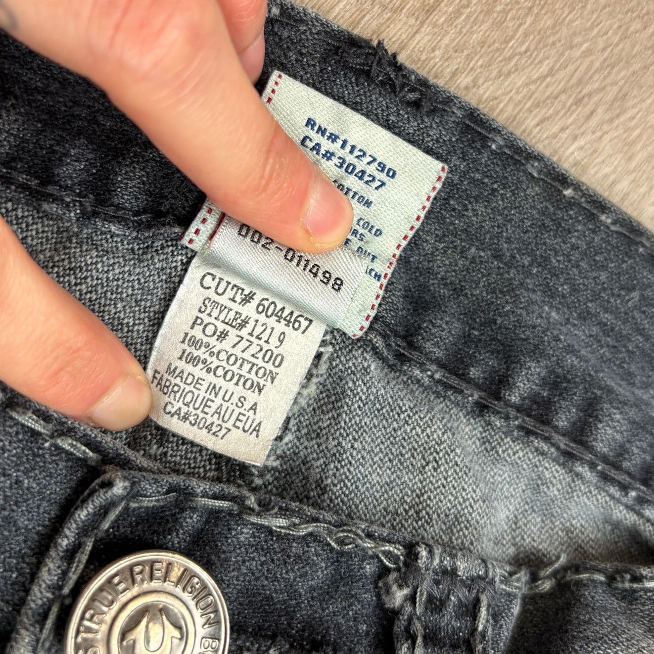 True Religion True Religion Ricky Super T Jeans Men's 32x33 Made in USA Size US 32 / EU 48 - 11 Thumbnail