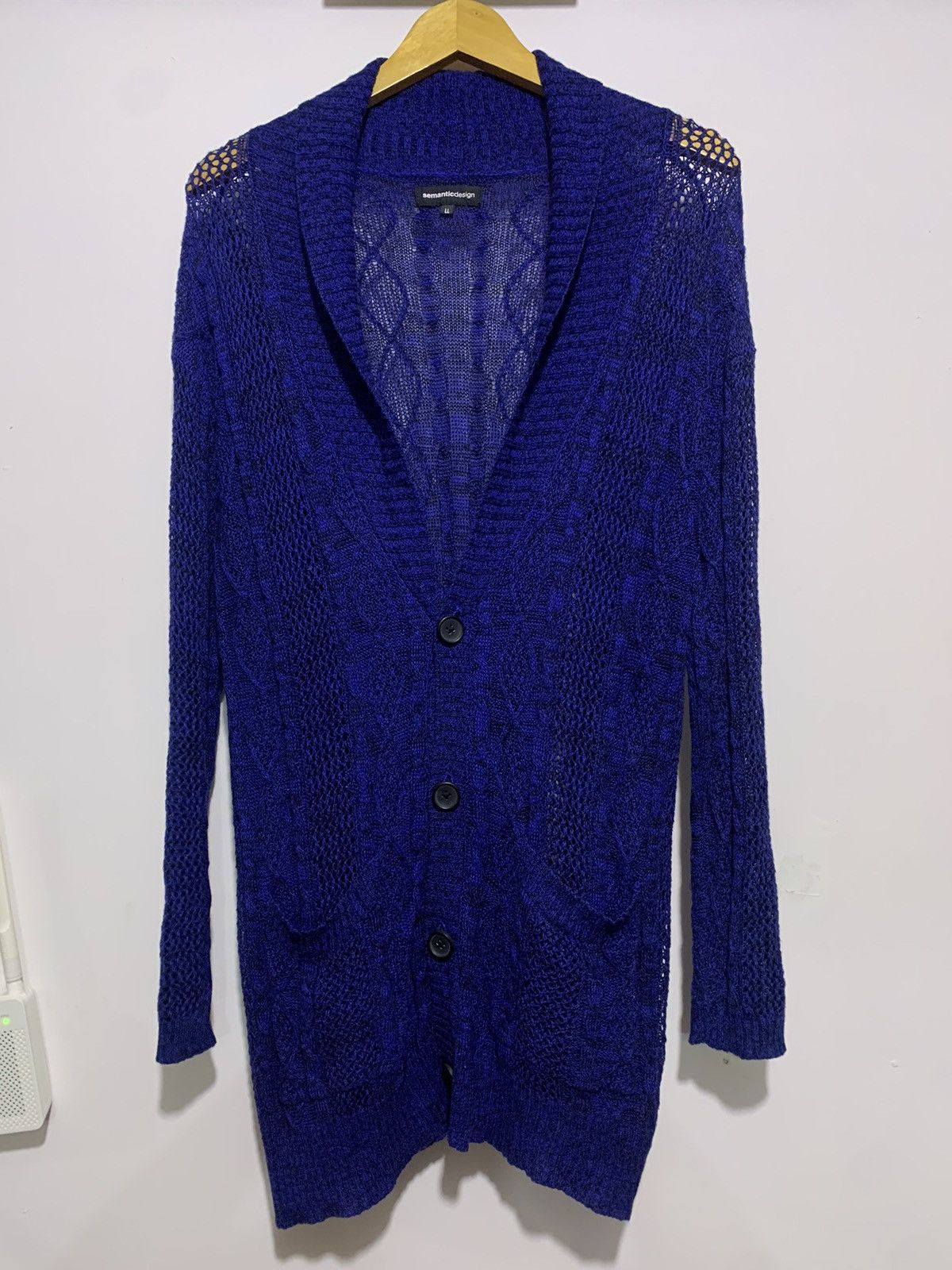 Issey Miyake × Japanese Brand 💸BINDINGOFFER💸Semanticdesign cardiganknit buttom down styled Size US XL / EU 56 / 4 - 9 Thumbnail