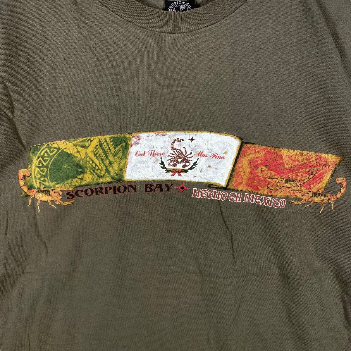 Vintage Vintage SCORPION BAY Hecho En Mexico Out There Mas Tee Shirt Size US L / EU 52-54 / 3 - 2 Thumbnail