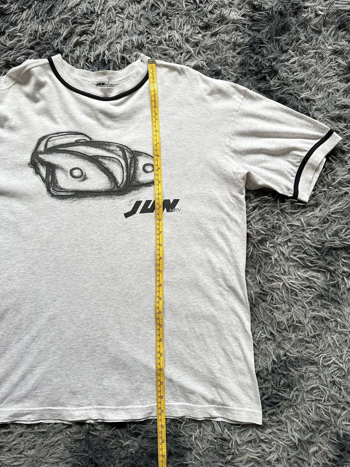 JUN MEN VTG 80's Jun Men trompe loeil tee Size US L / EU 52-54 / 3 - 9 Thumbnail