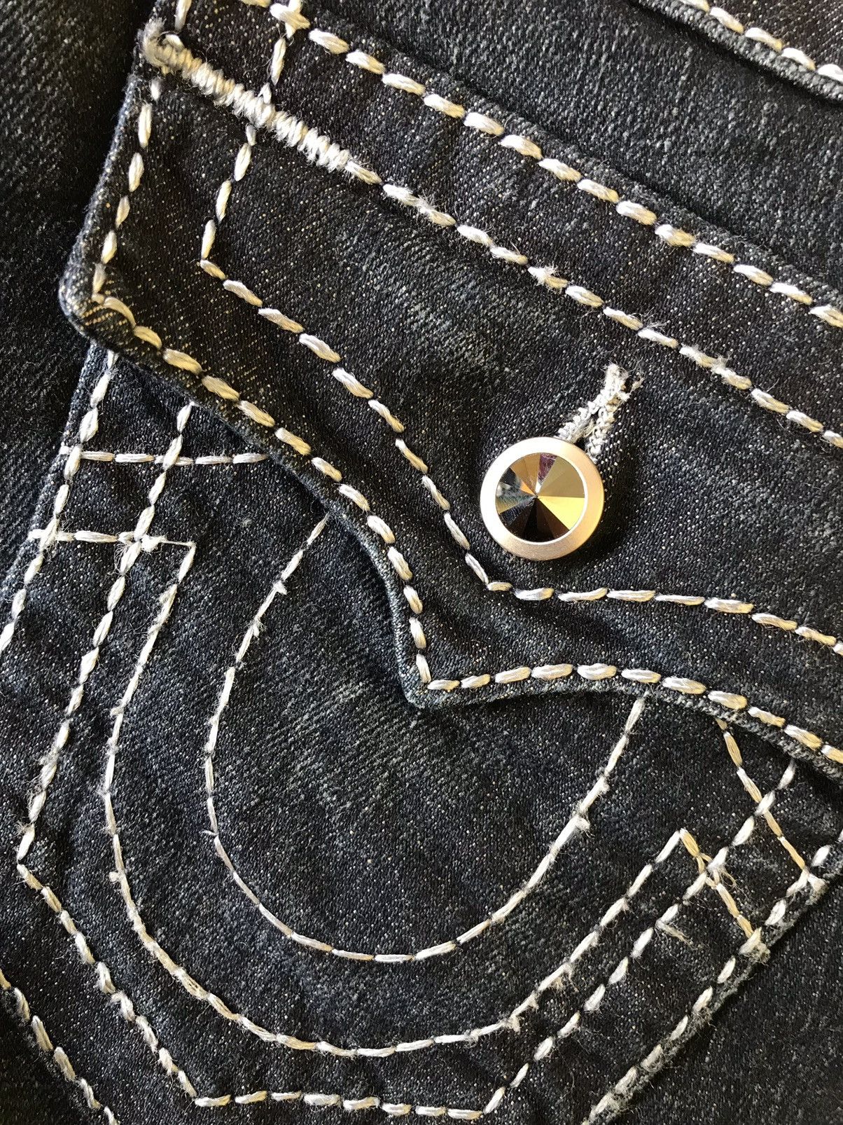 True Religion True Religion Made in USA Vintage Skinny Jeans Navy Size 27" / US 4 / IT 40 - 15 Thumbnail