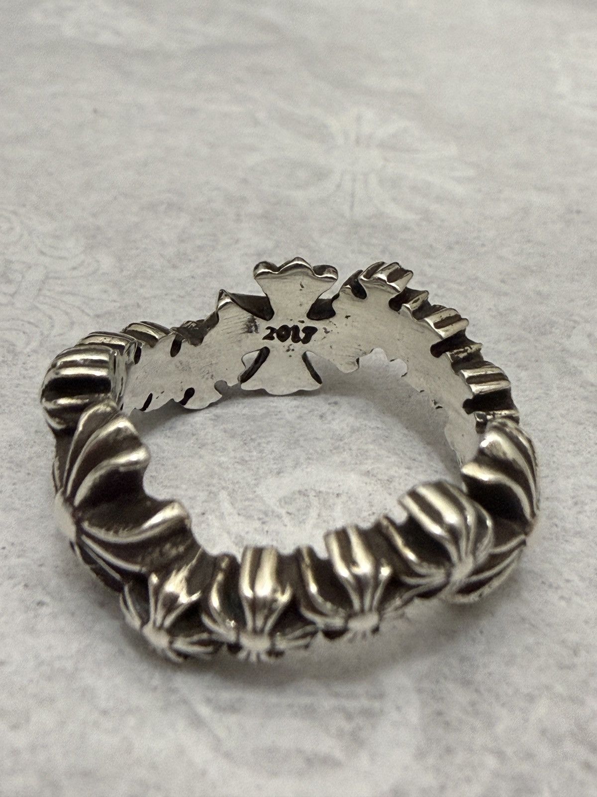 Chrome Hearts Chrome Hearts Silver Ring Wave Plus Size ONE SIZE - 6 Thumbnail