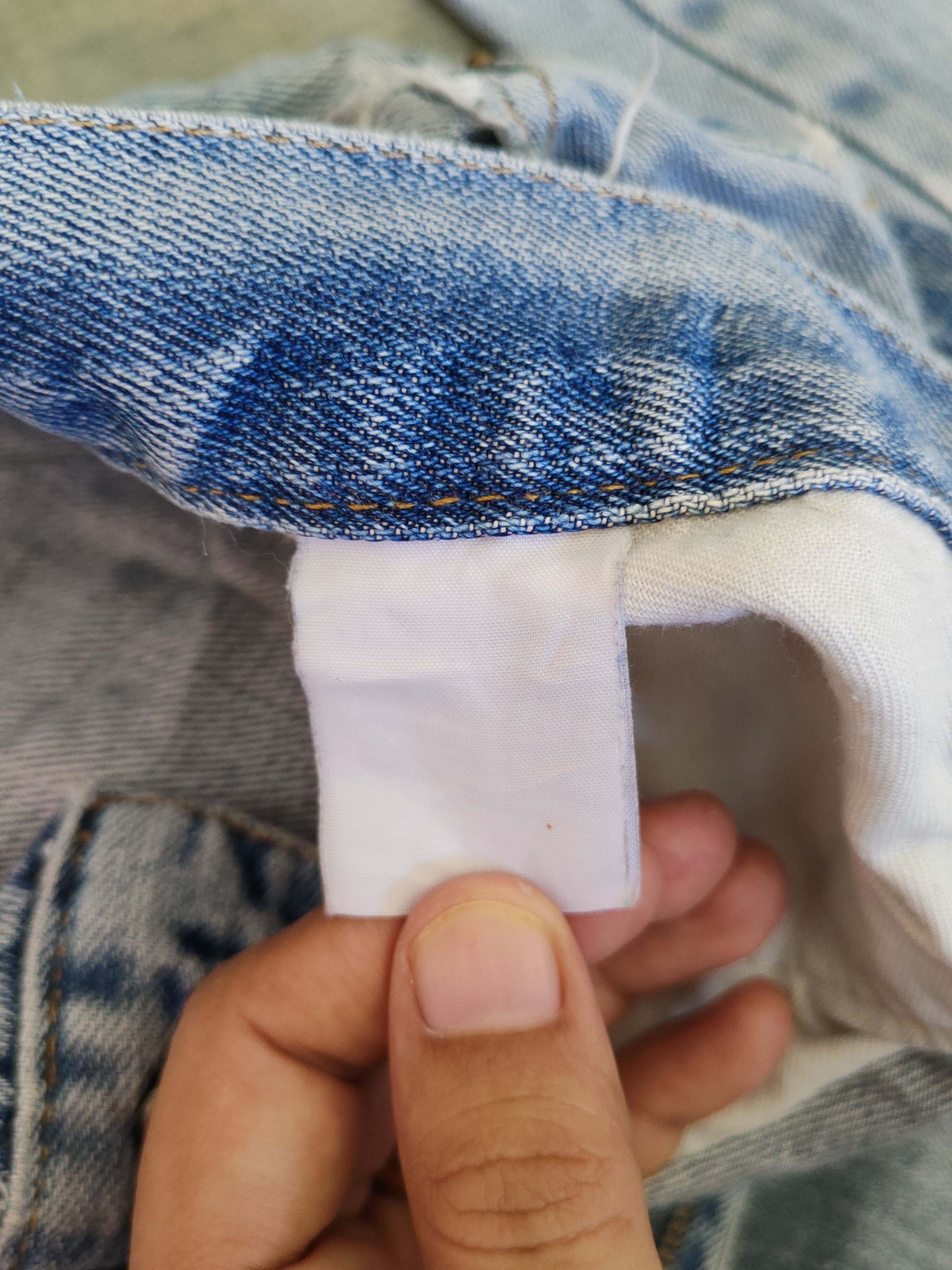 Japanese Brand Japanese Brand Blue Faded Distressed Ripped Jeans #S1697 Size US 34 / EU 50 - 15 Thumbnail