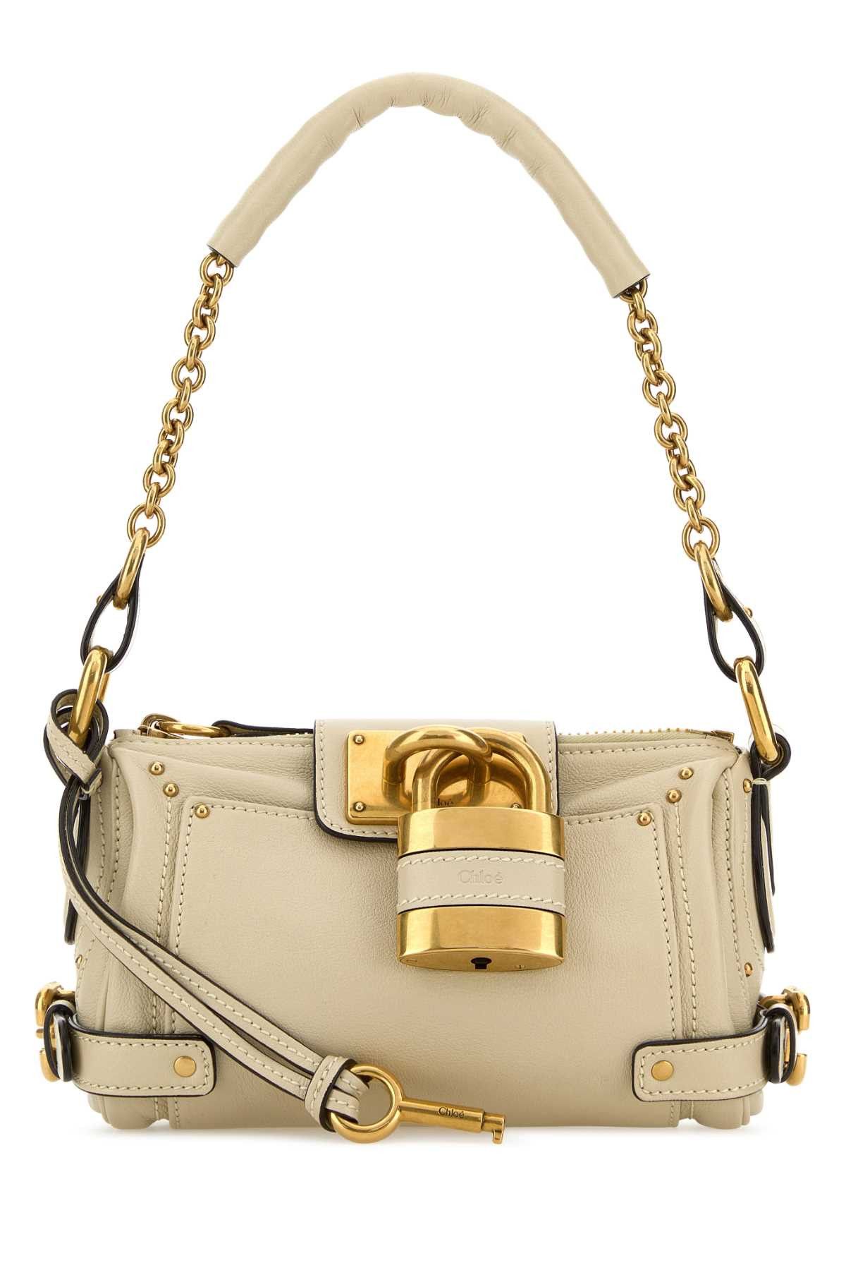 Chloe Sand Leather Small Paddington Shoulder Bag Size ONE SIZE - 1 Thumbnail