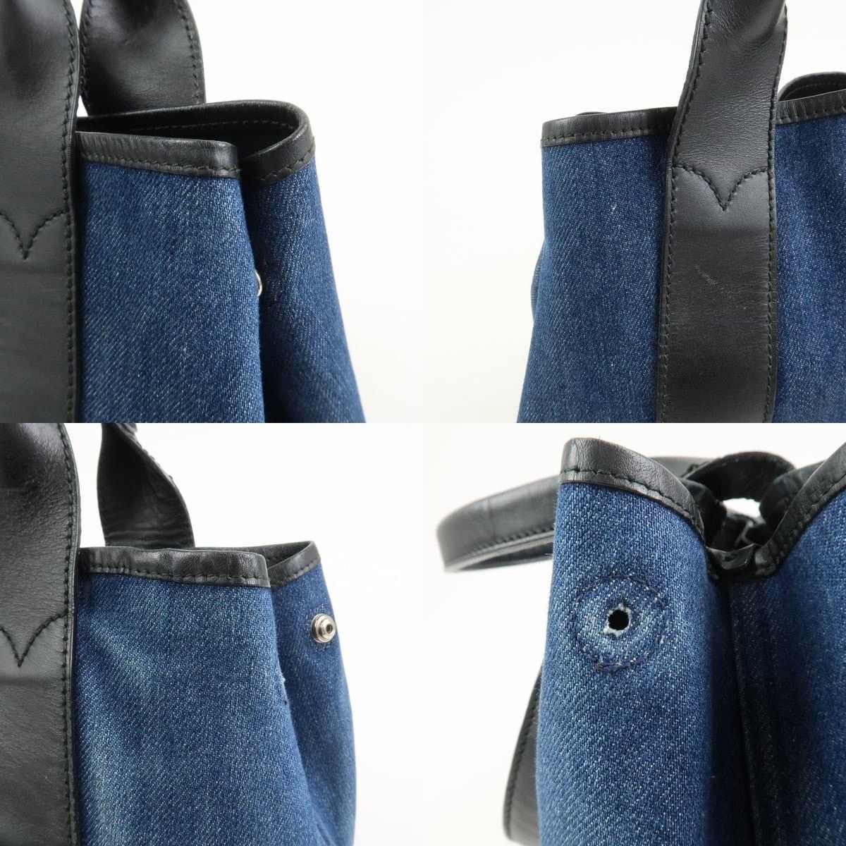 Balenciaga Balenciaga Cabas Small Tote Denim Blue Size ONE SIZE - 6 Thumbnail