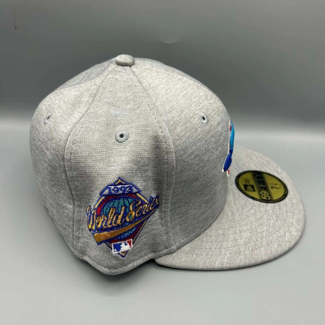 New Era Toronto Blue Jays Hat Men 7 1/4 Gray MLB Fitted Cap Size ONE SIZE - 5 Thumbnail