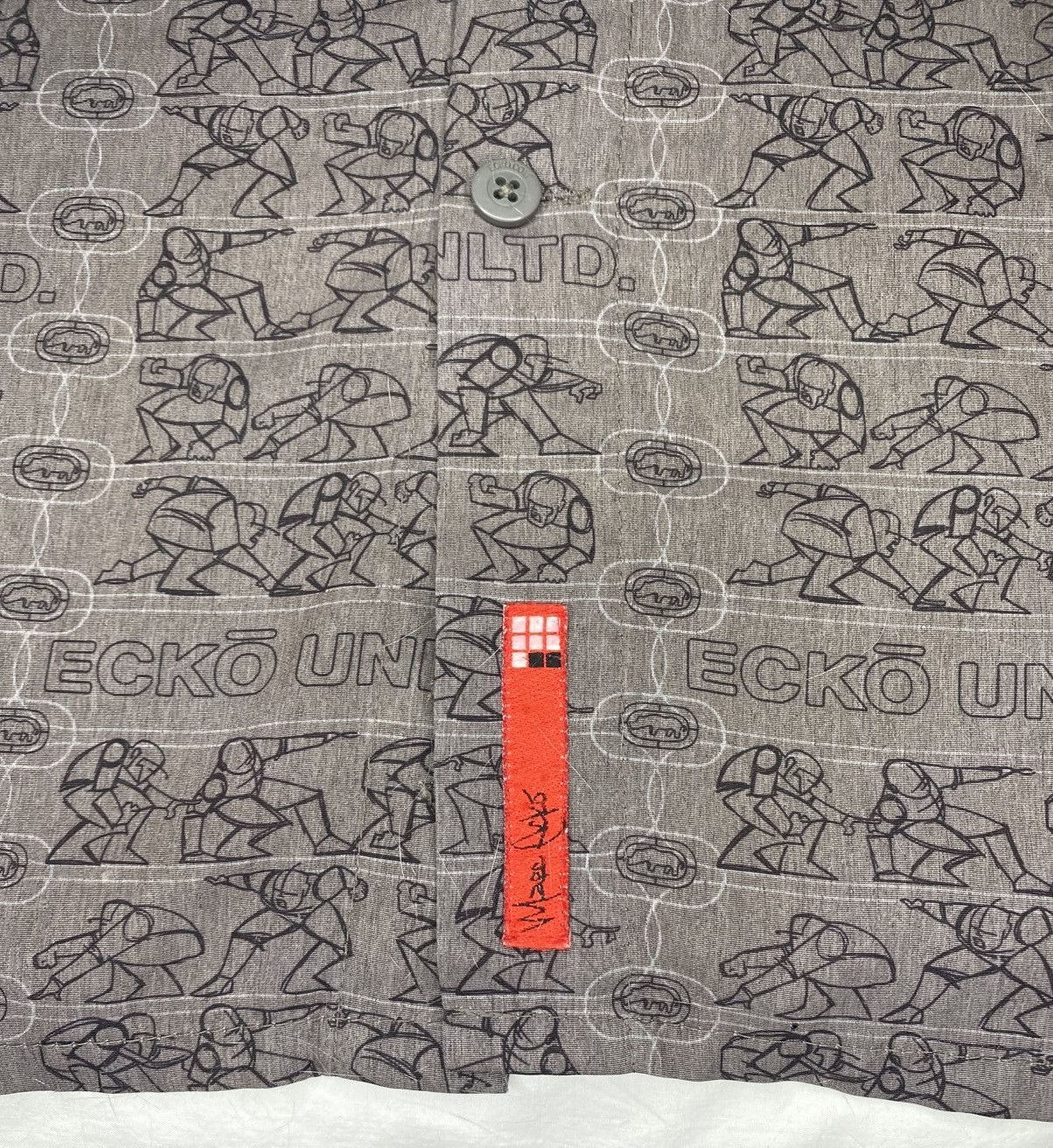Ecko Unltd. Y2k Ecko Unltd. Marc Vintage Silver Surfer AOP Button Shirt Size US XL / EU 56 / 4 - 3 Thumbnail