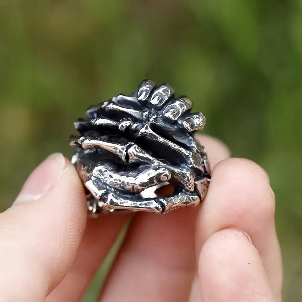 Other Vintage Punk Hand Ring (size 7-13) Size ONE SIZE - 5 Thumbnail