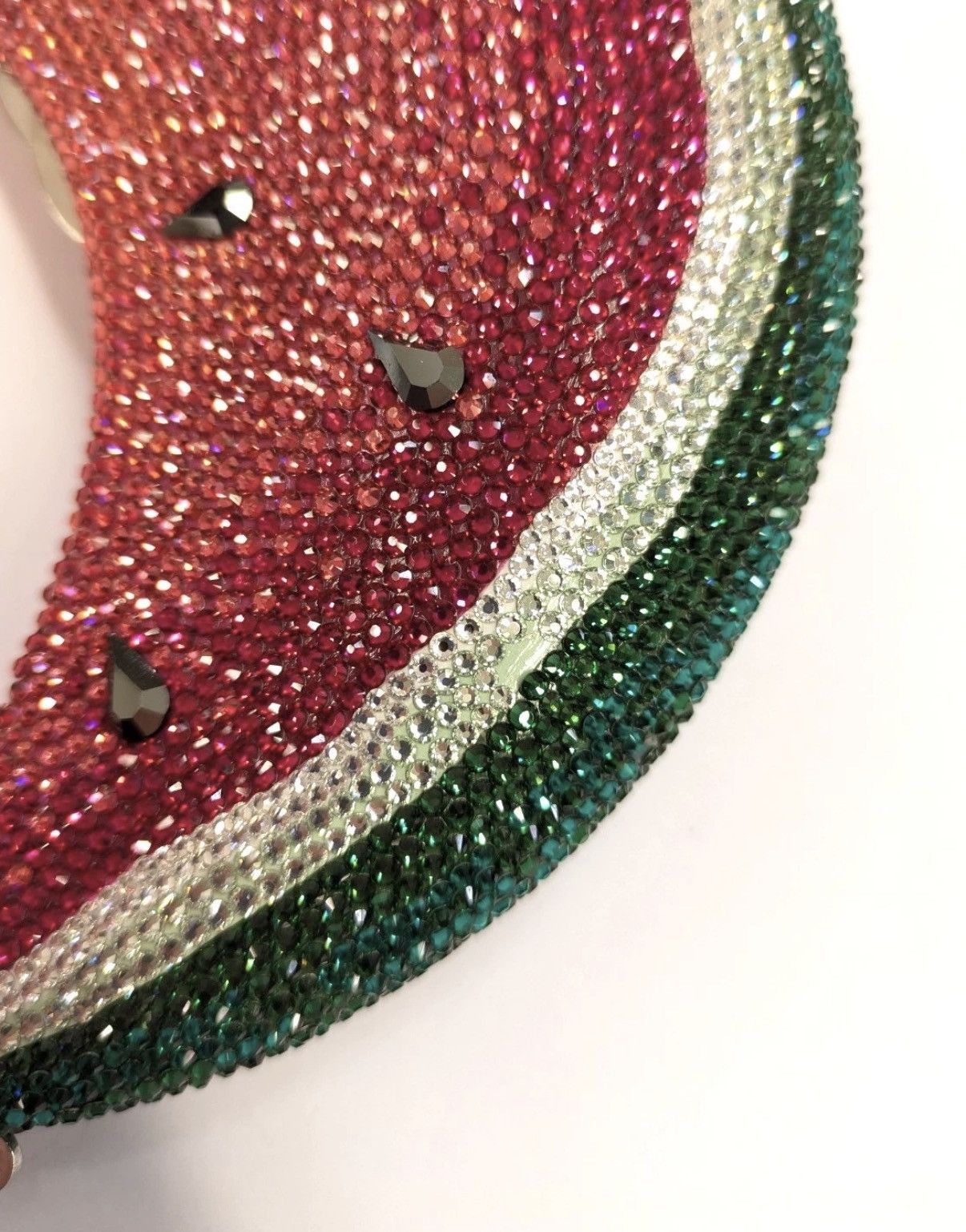 Judith Leiber Judith Leiber Watermelon Crystal-Embelliished Clutch Size ONE SIZE - 8 Thumbnail