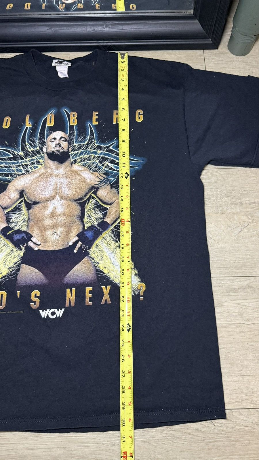 WCW/nWo Vintage 1998 WCW World Championship Wrestling Goldberg Size US XL / EU 56 / 4 - 4 Thumbnail