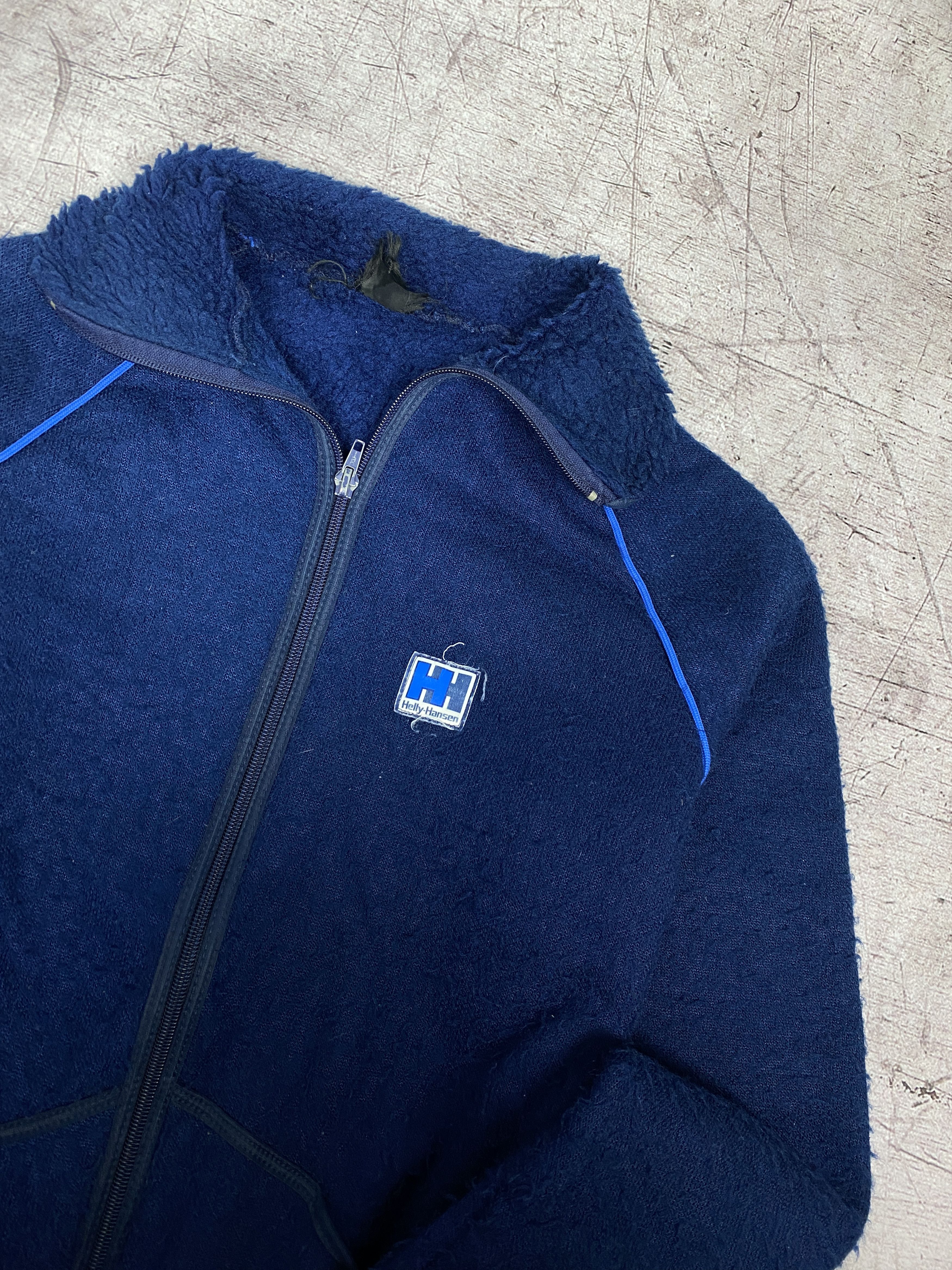 Helly Hansen × Vintage Helly Hansen 90s Vintage Zip Fleece Hoodie Jacket Size US L / EU 52-54 / 3 - 2 Thumbnail