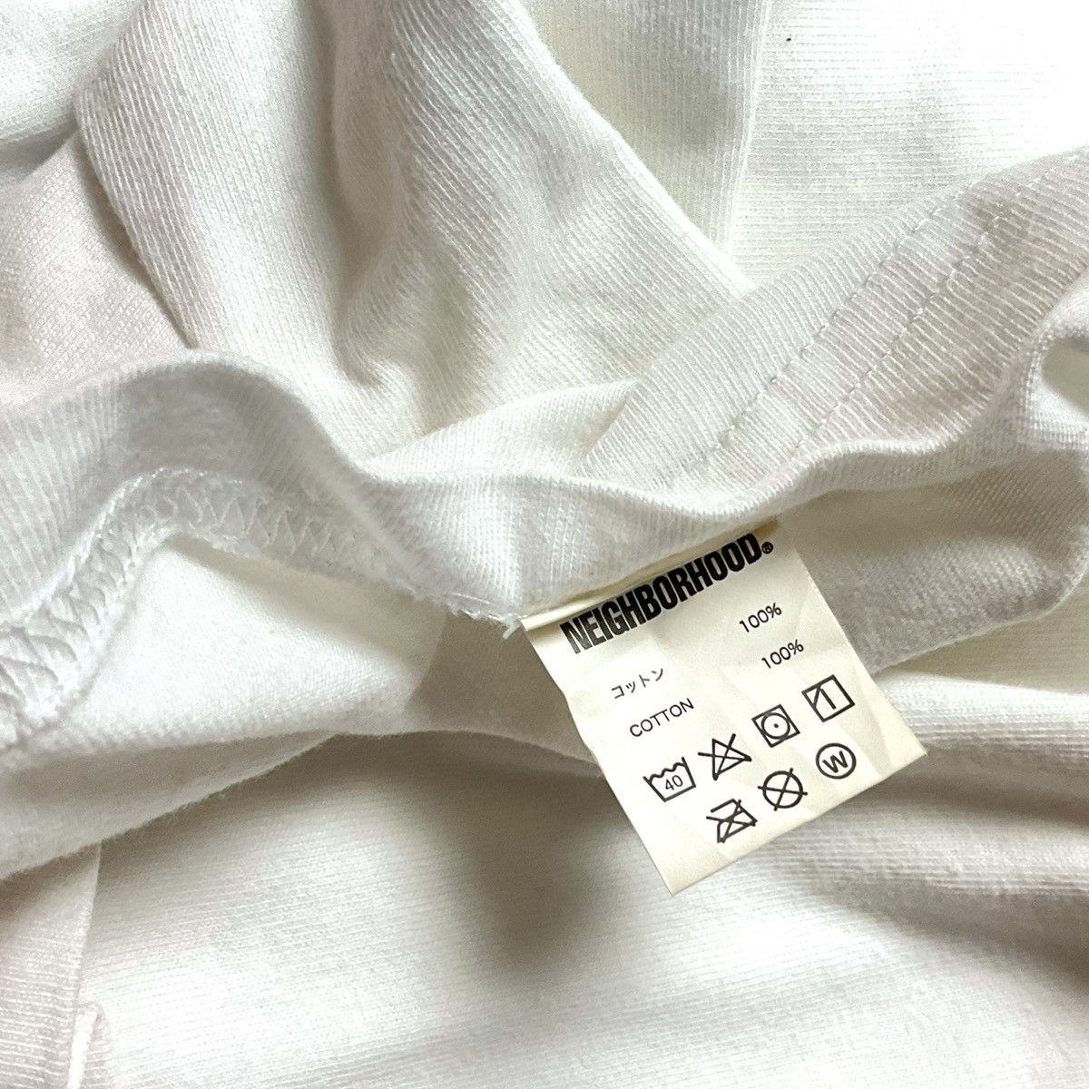 Neighborhood NEIGHBORHOOD White Tee Size US XL / EU 56 / 4 - 7 Thumbnail