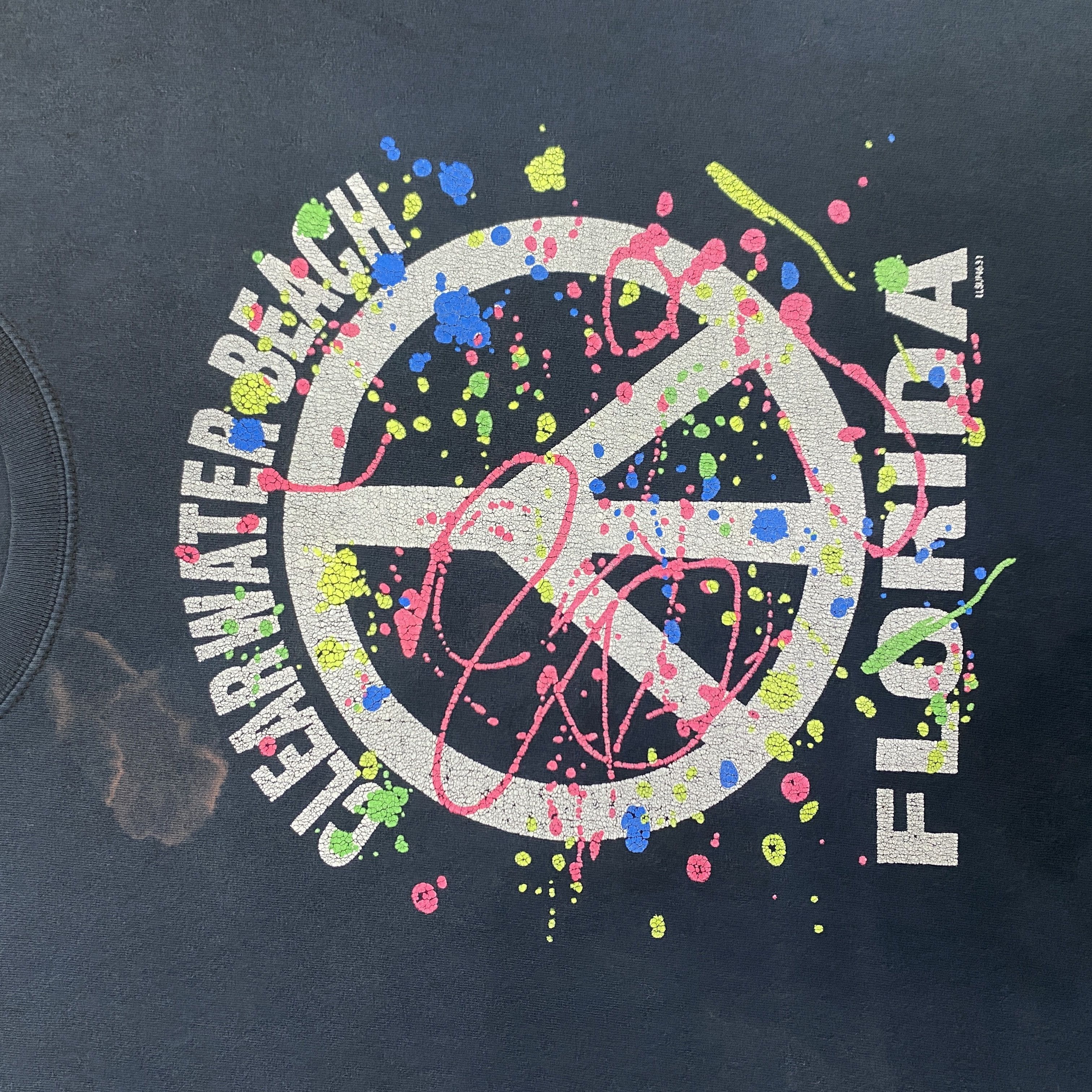 Fruit Of The Loom Vintage Clearwater Beach Florida Tshirt - I096 Size US L / EU 52-54 / 3 - 7 Thumbnail