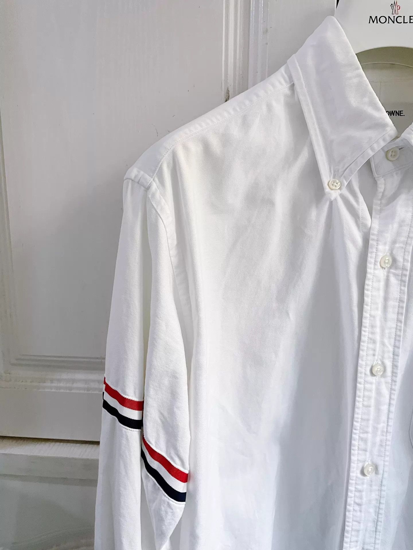 Thom Browne Thom Browne Classic Stripe Oxford Shirt Men's Size 2 Size US M / EU 48-50 / 2 - 5 Thumbnail