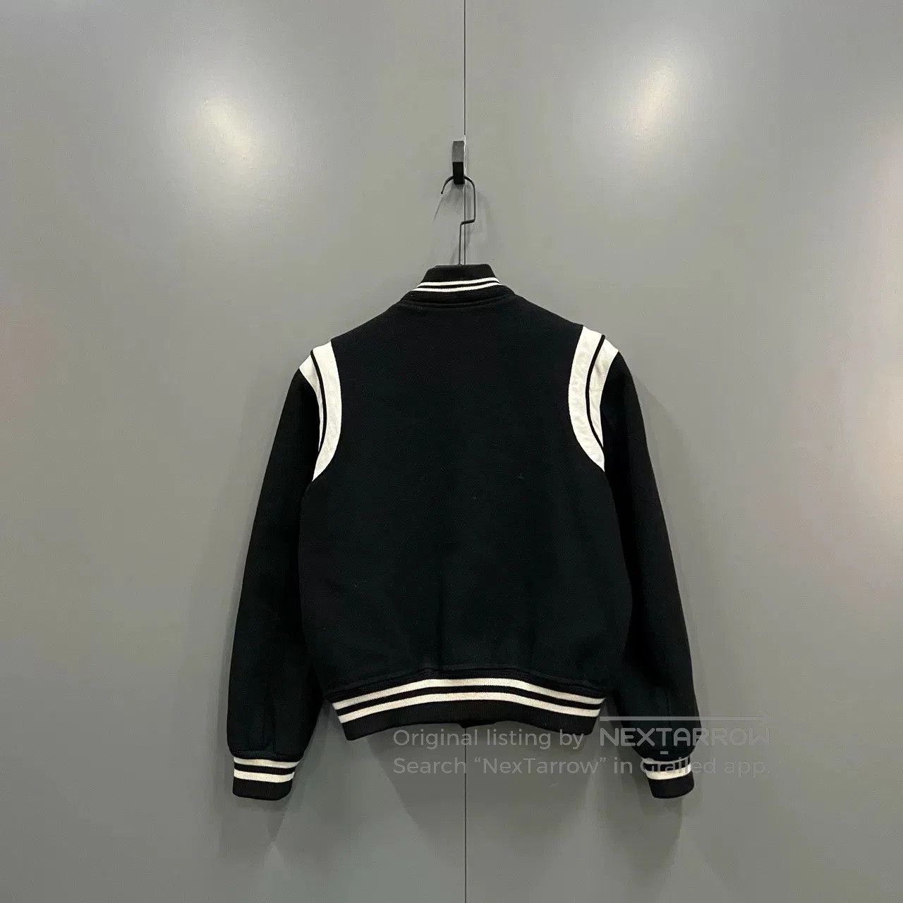 Saint Laurent Paris Saint Laurent Colorblock Leather Baseball Jacket. Size US L / EU 52-54 / 3 - 3 Thumbnail