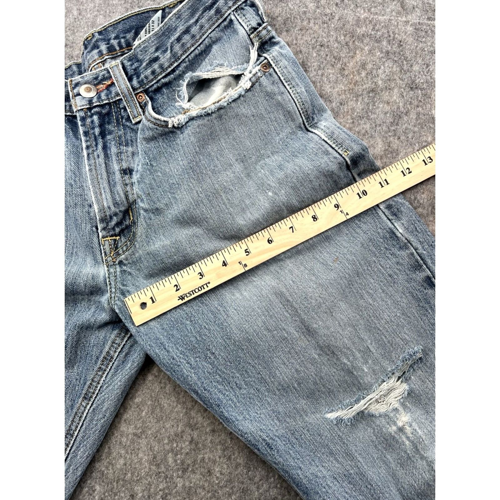 Vintage VINTAGE Cinch Men's White Label Jeans Relaxed Fit 31x32 Blue Denim Straight 5-Pocket Mens Size US 31 - 4 Thumbnail