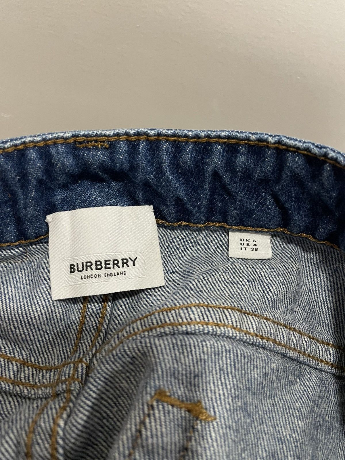 Burberry Burberry London blue denim mini skirt Size 26" / US 2 / IT 38 - 6 Thumbnail