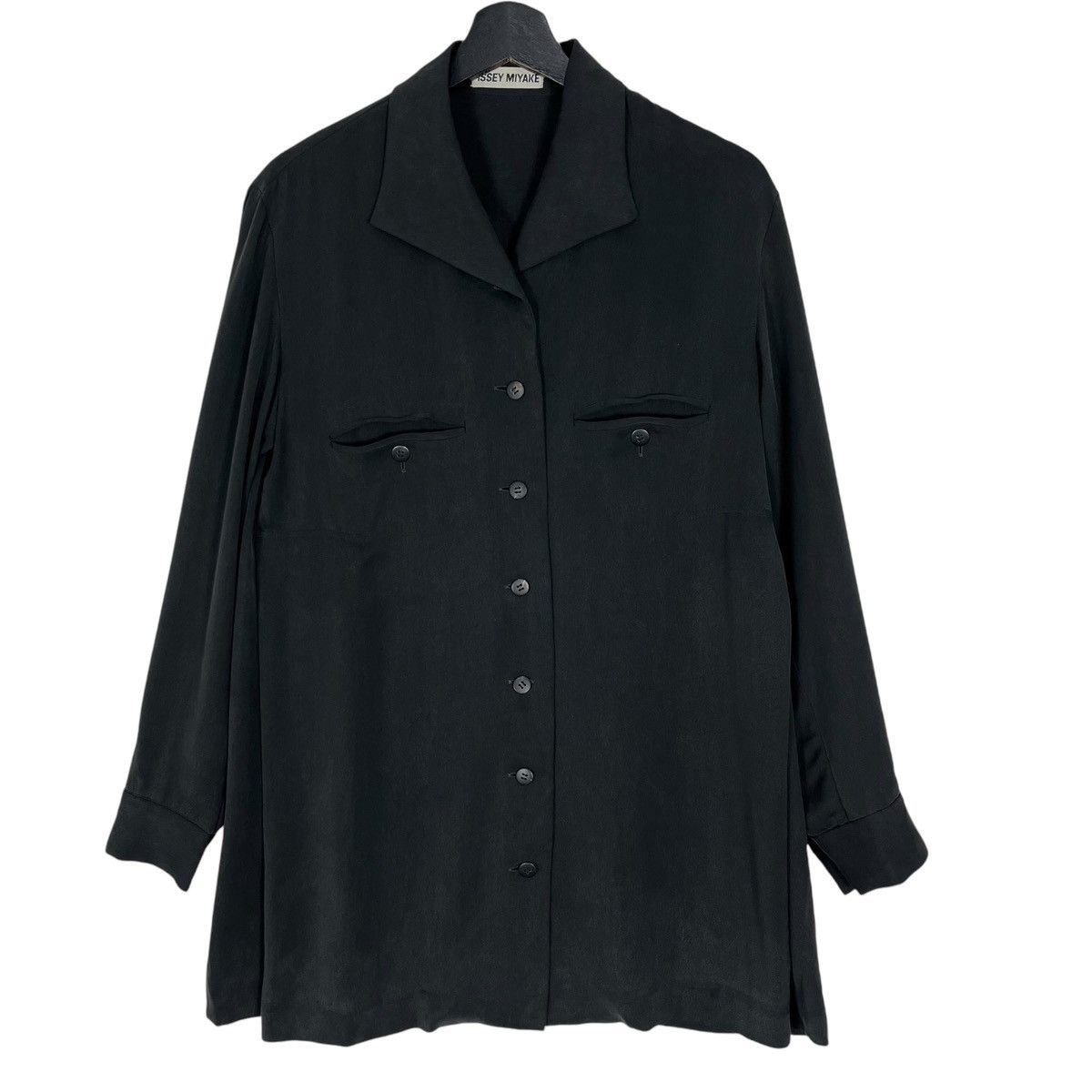 Designer × Issey Miyake × Japanese Brand Vintage Issey Miyake Women’s Blouse Shirt Size M / US 6-8 / IT 42-44 - 1 Thumbnail