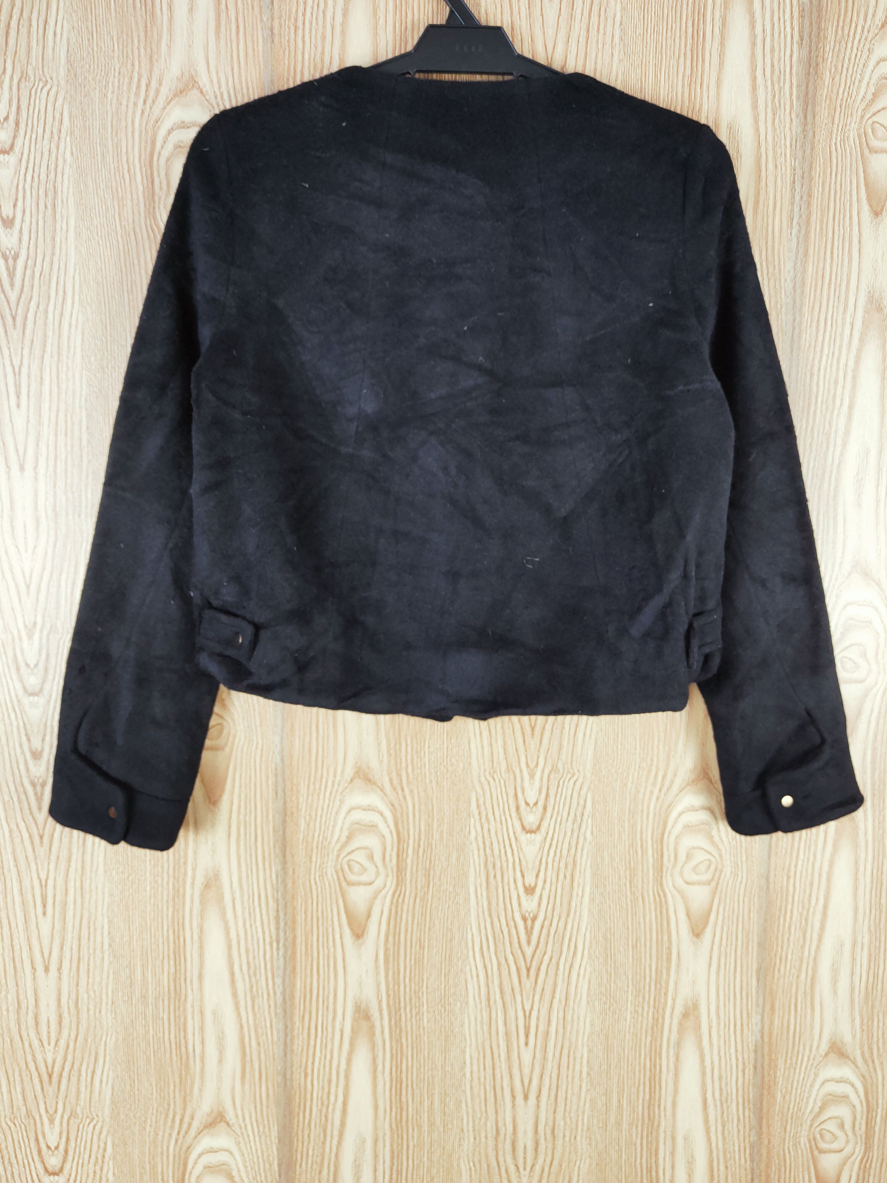 Japanese Brand × Vintage Artists Design 💥 Namu Black Wool Cropped Jackets Size S / US 4 / IT 40 - 7 Thumbnail