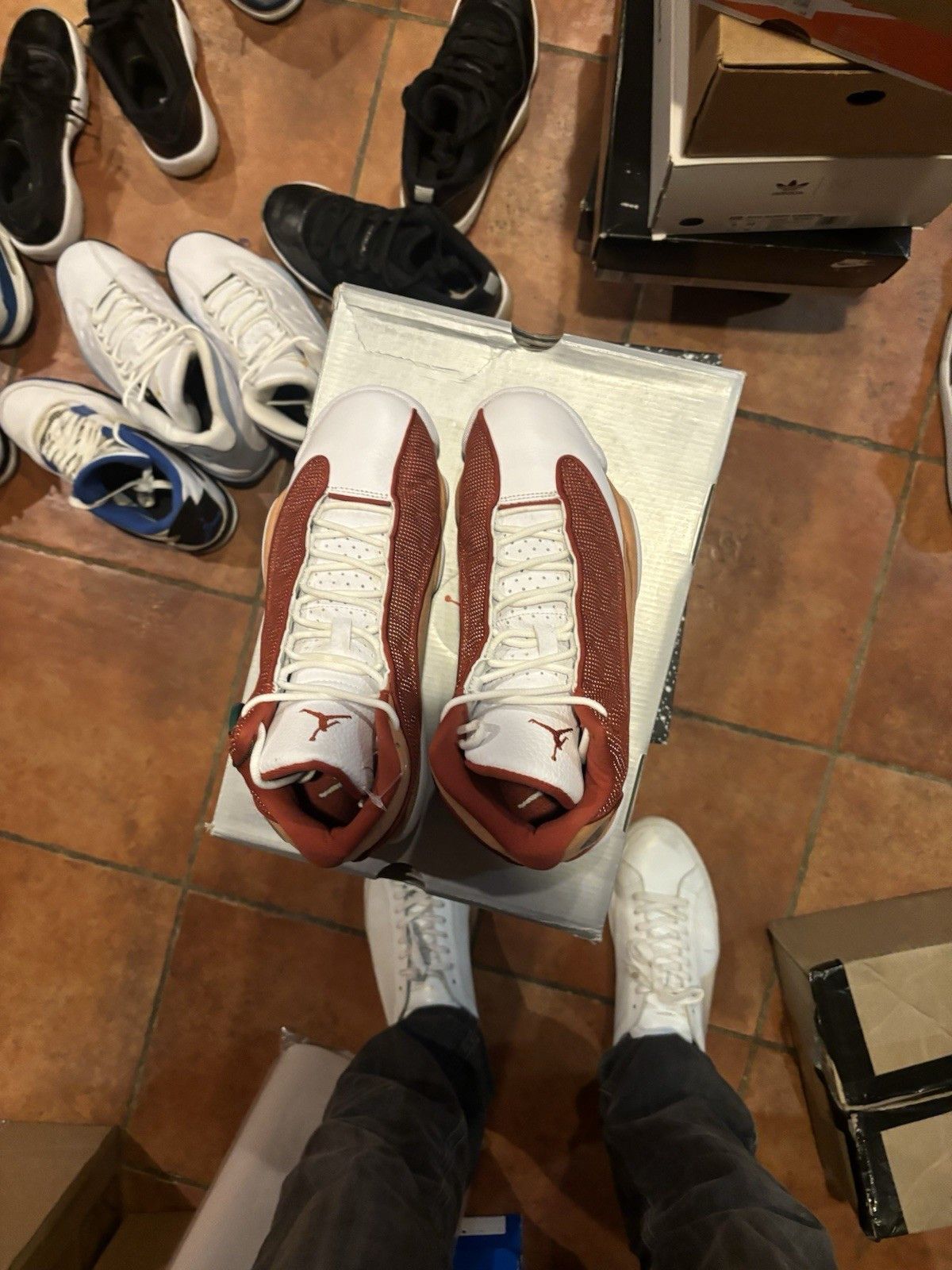 Jordan Brand Air Jordan 13 Retro Dune Red Size US 7.5 / EU 40-41 - 3 Thumbnail