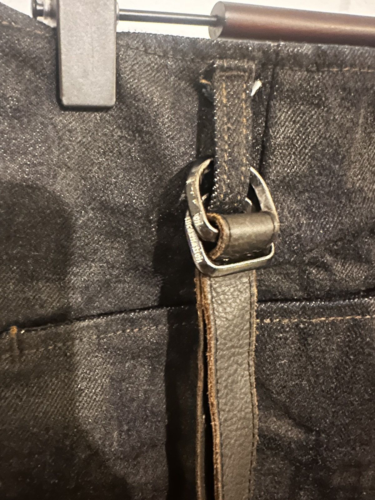 Incarnation Incarnation waxed jeans with Guidi leather belt Size US 30 / EU 46 - 3 Thumbnail