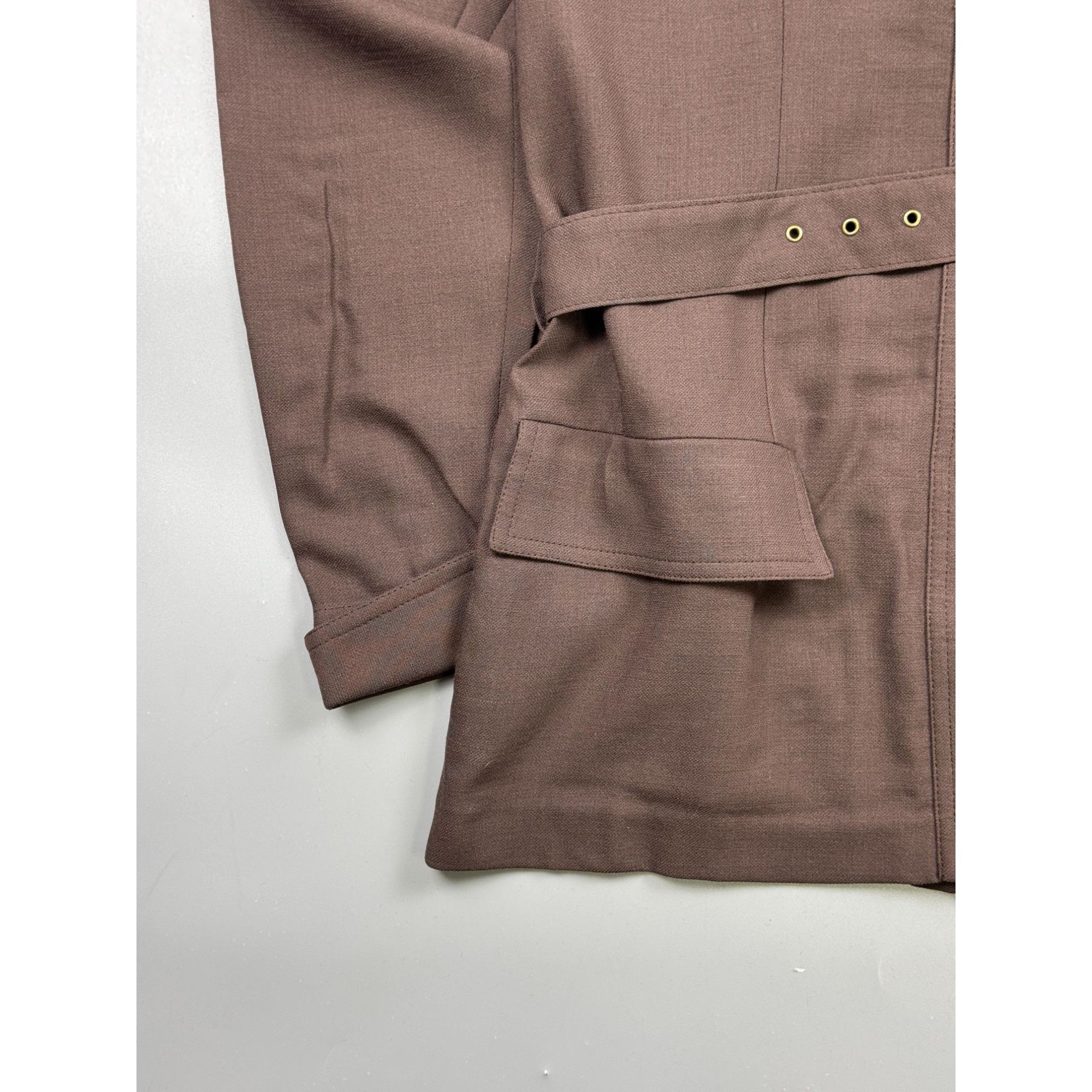 Valentino Valentino Miss V Vintage Belted Overshirt (Y1209) Size M / US 6-8 / IT 42-44 - 2 Thumbnail