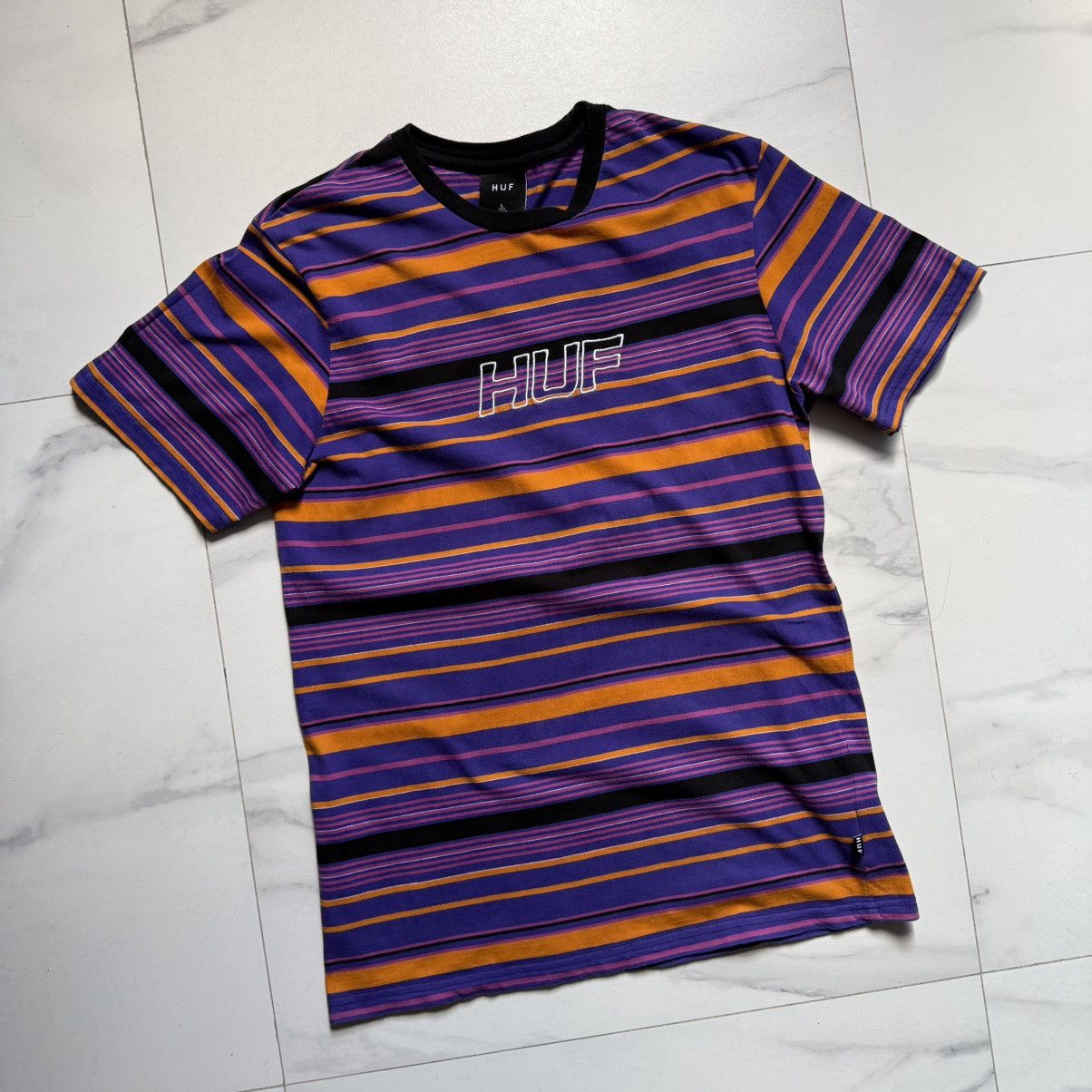 Huf HUF Alameda Stripe T-Shirt Size US M / EU 48-50 / 2 - 3 Thumbnail