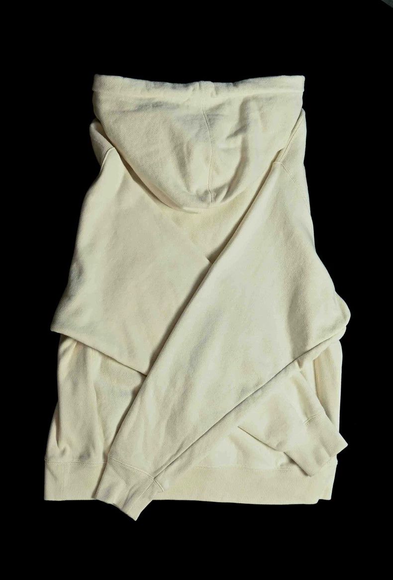 Gucci Gucci Beige logo embroidered cotton hooded drawstring swea Size US S / EU 44-46 / 1 - 2 Thumbnail