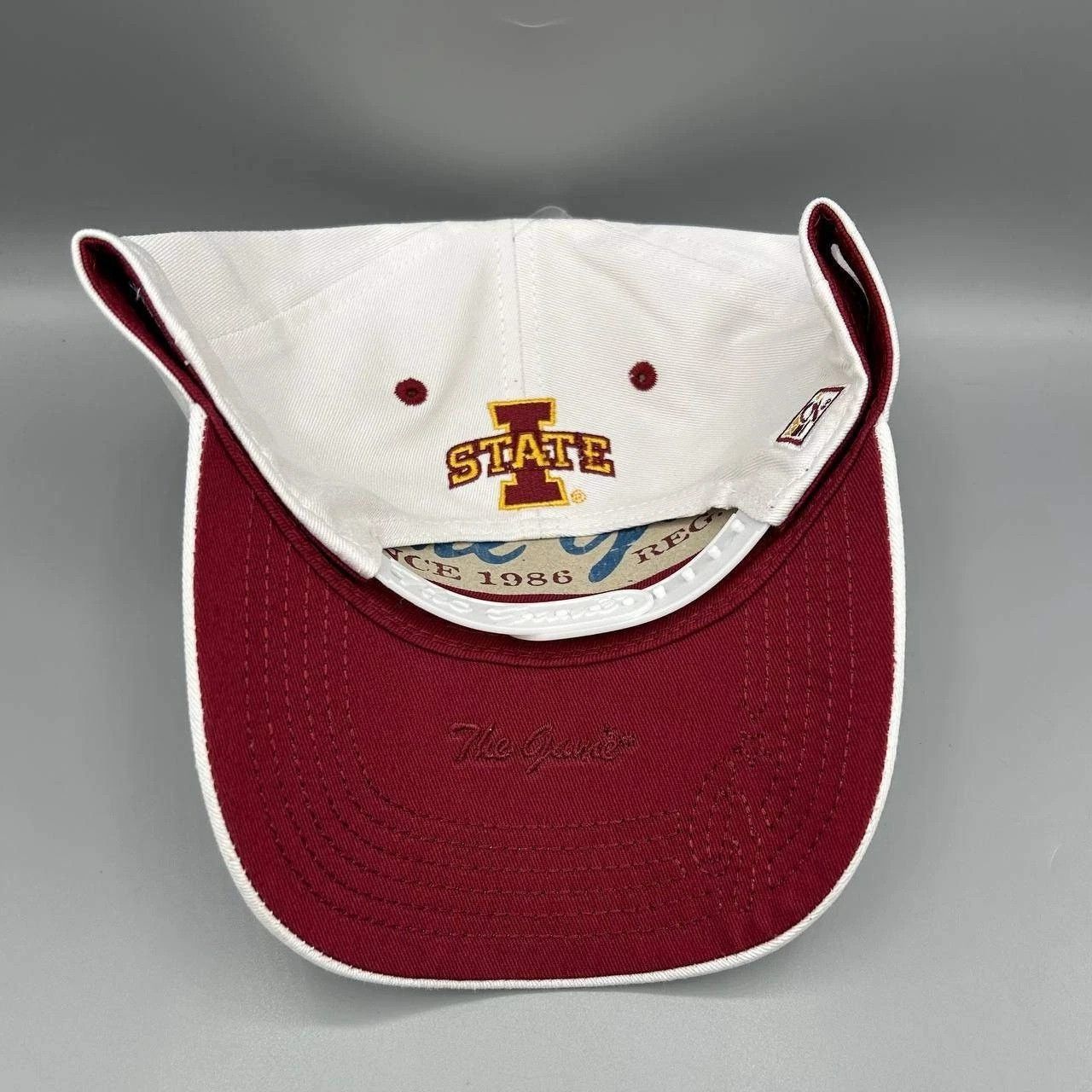 The Game Vintage Iowa State Cyclones Hat Men NCAA Snap Back Cotton Size ONE SIZE - 7 Thumbnail