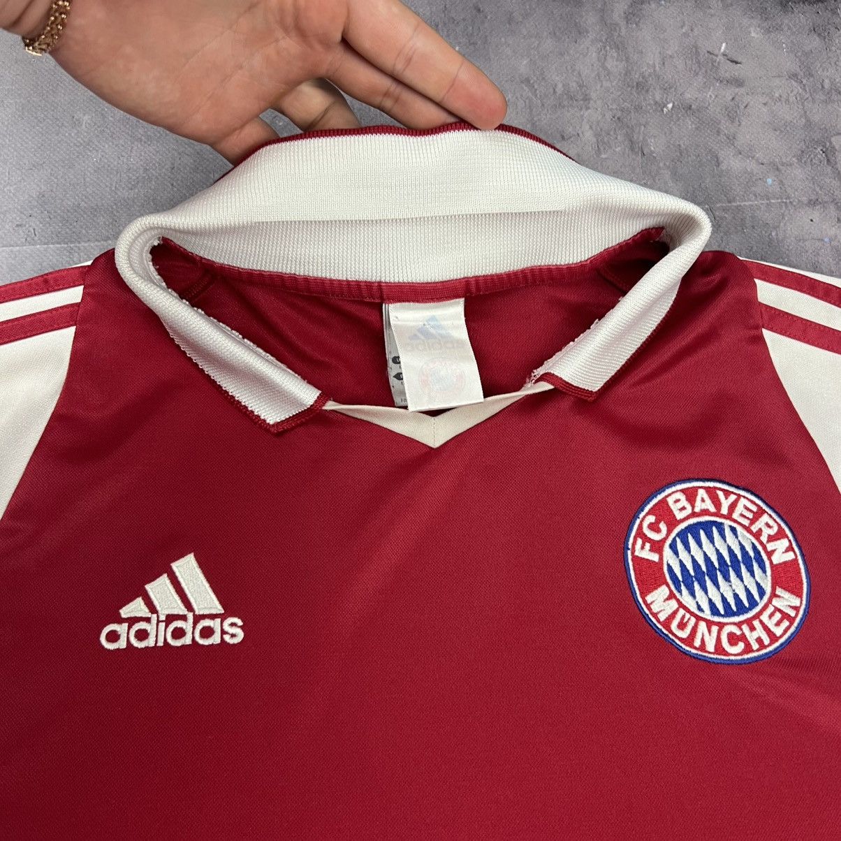 Adidas Rare! Adidas Bayern Munchen Adidas Vintage Soccer Jersey 00s Size US L / EU 52-54 / 3 - 8 Thumbnail
