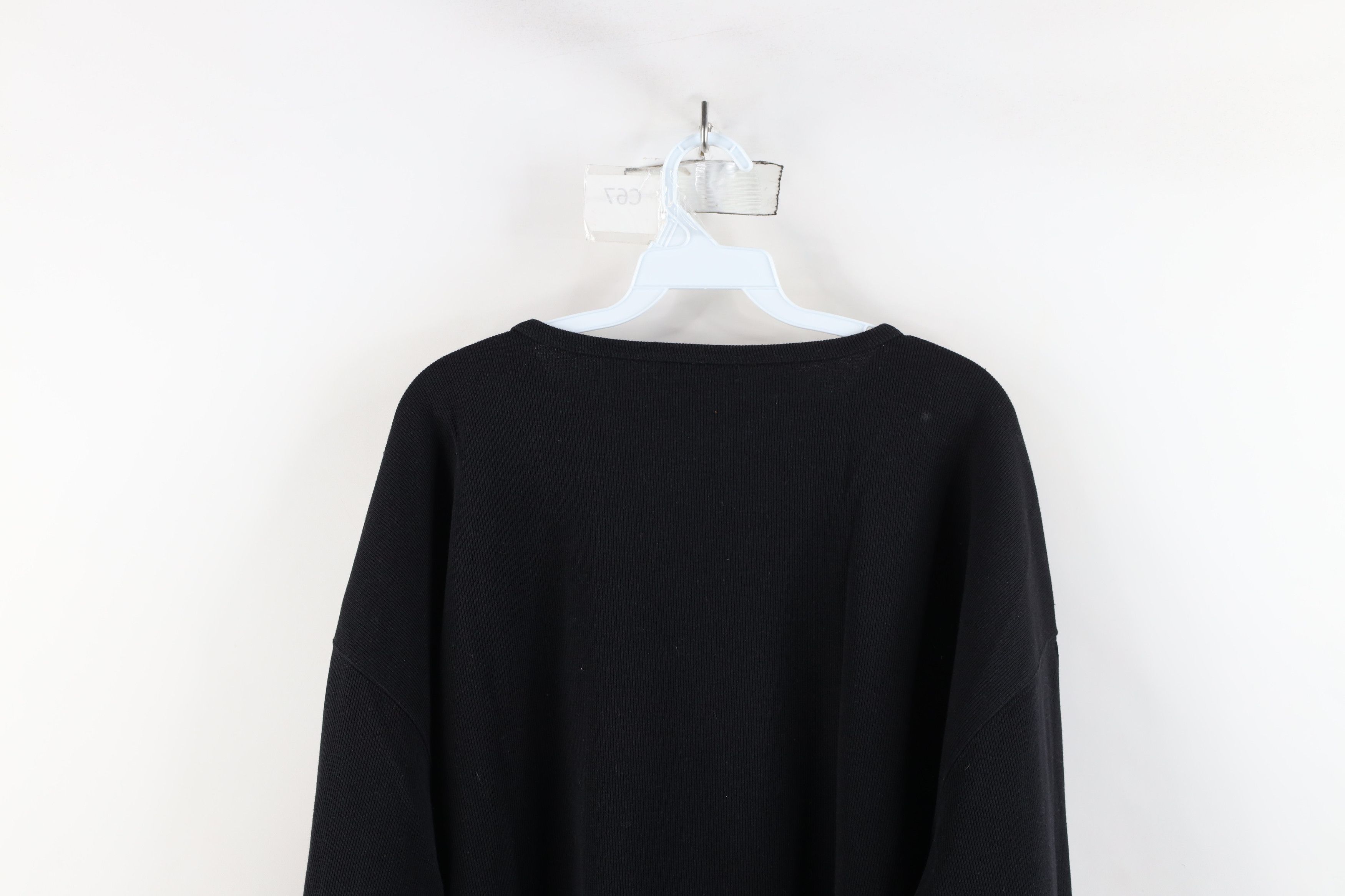 Express × Vintage Vintage 90s Express Thermal Ribbed Knit 3/4 Sleeve T-Shirt Size XL / US 12-14 / IT 48-50 - 11 Thumbnail