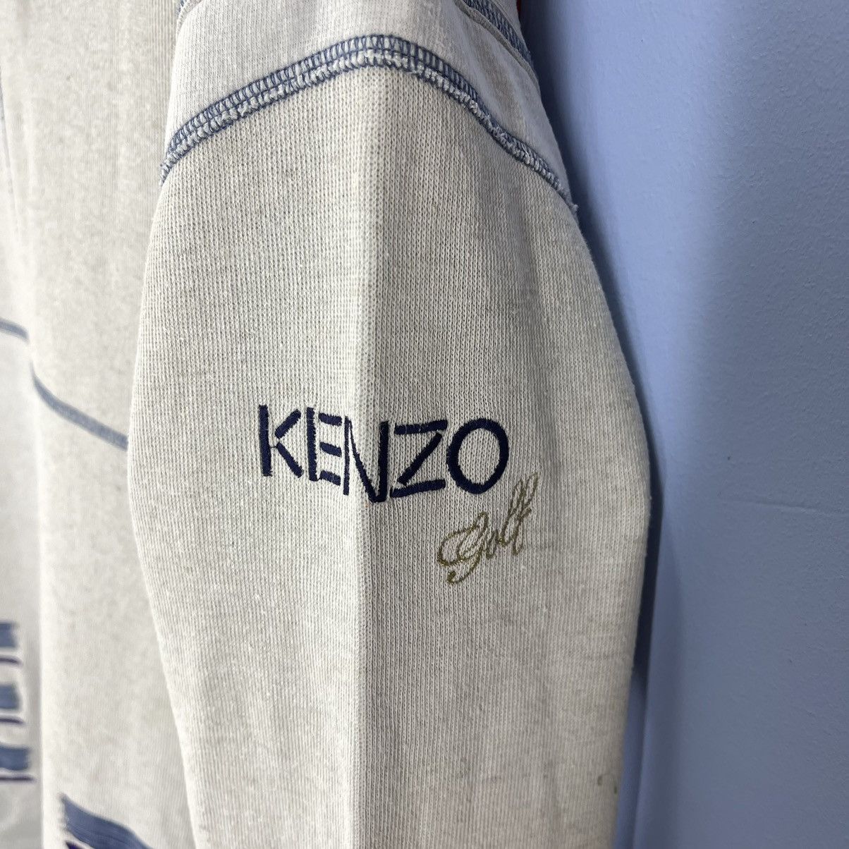 Kenzo KENZO GOLF Rare Design Spellout Sweatshirt #1713/06 Size US L / EU 52-54 / 3 - 6 Thumbnail