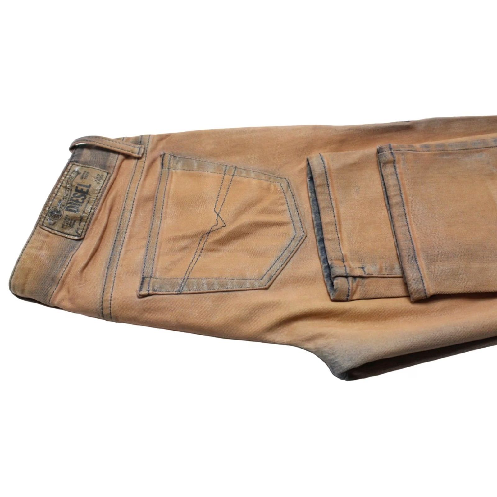 Diesel DIESEL Grupee Super Slim-Skinny 0815U Stretch Jeans Women's W25/L32 Coated Size 42" / US 20 - 5 Thumbnail