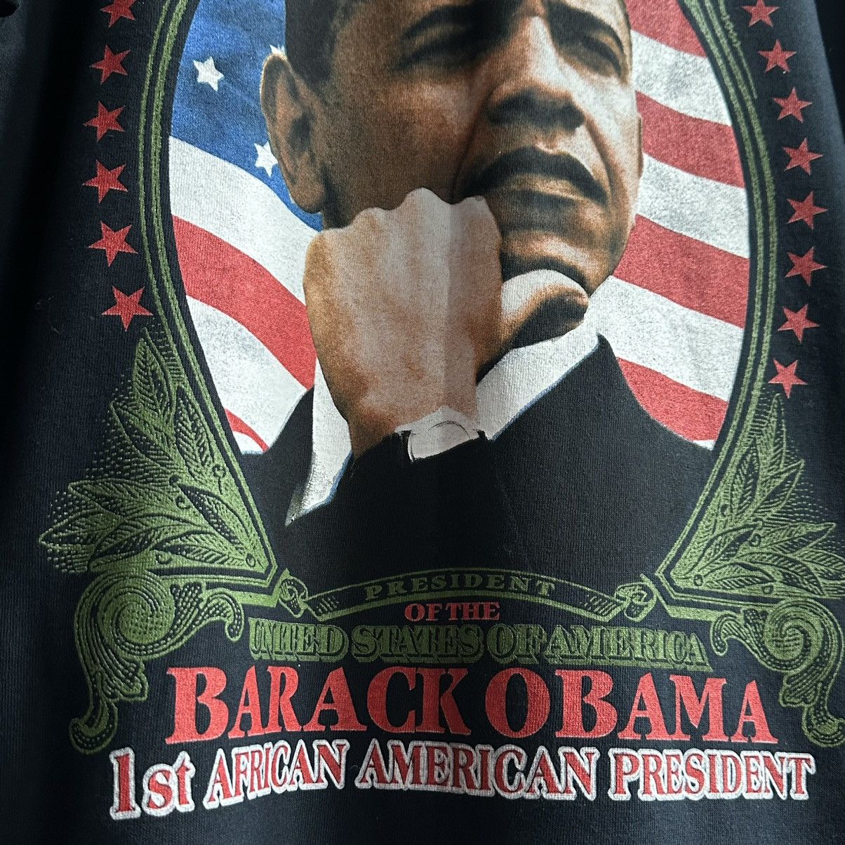 Rap Tees × Vintage Vintage y2k Barack Obama Inauguration Rap Style Shirt Size US L / EU 52-54 / 3 - 8 Thumbnail