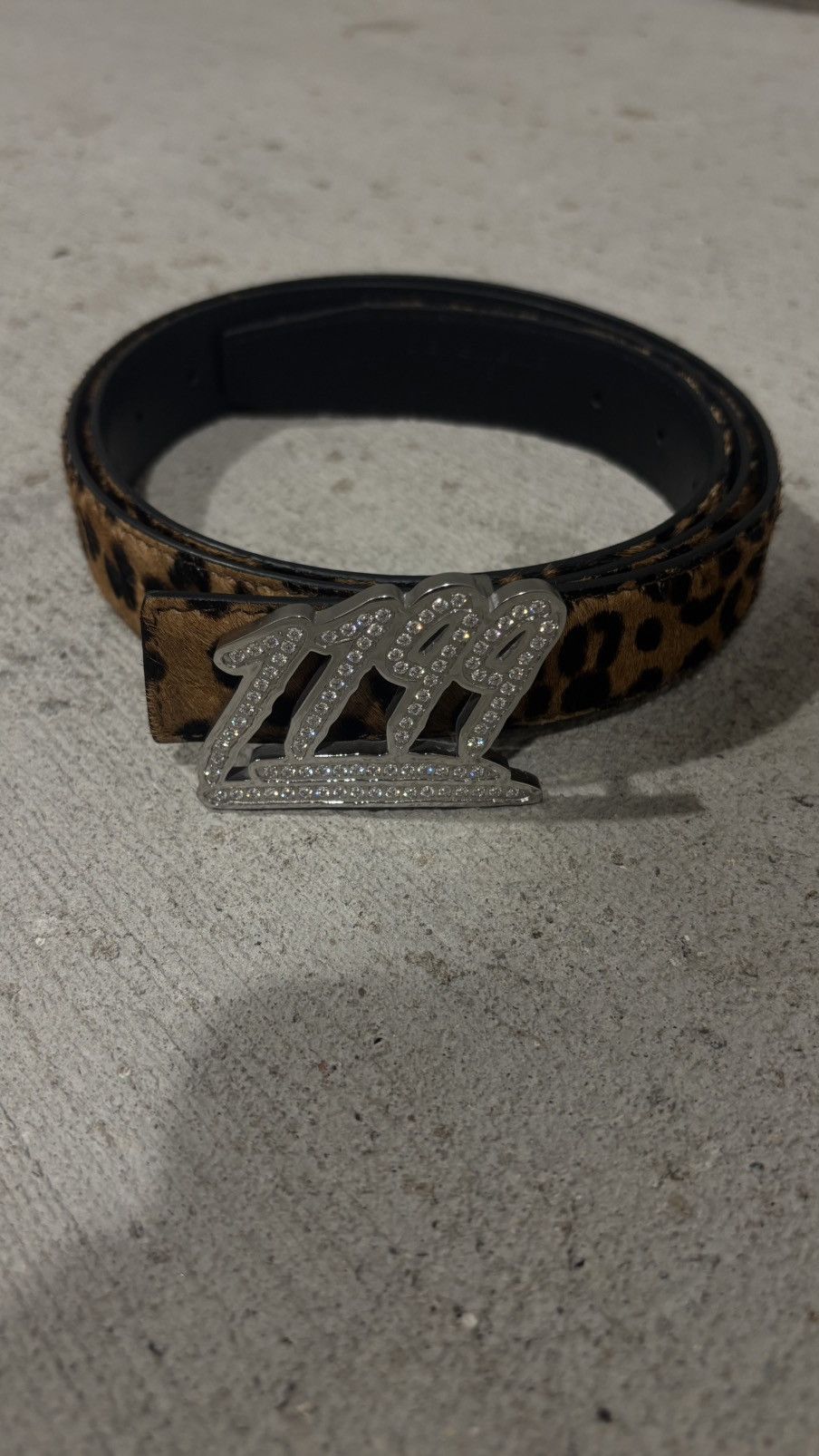 1199 Bazo 1199 Cheetah Belt Size 32 - 16 Thumbnail