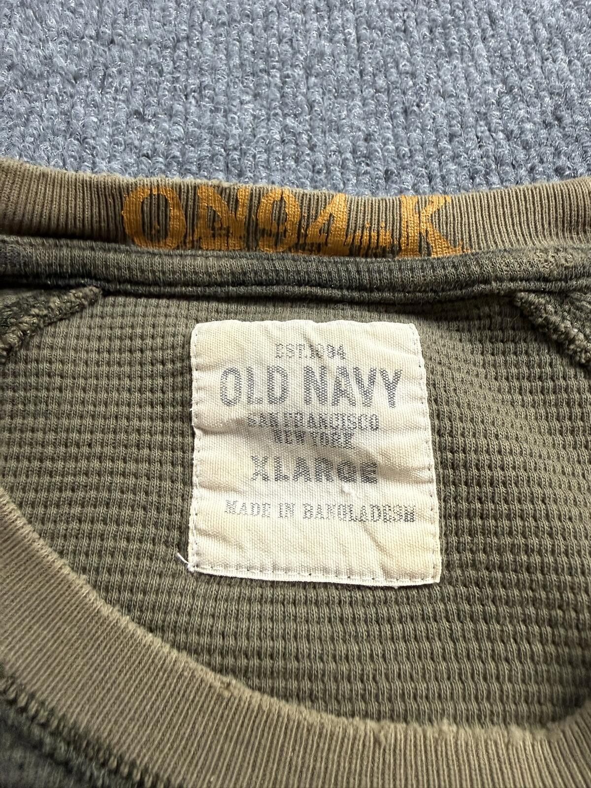 Old Navy Vintage Y2K Old Navy Military Camo Thermal Shirt Mens XL Size US XL / EU 56 / 4 - 3 Thumbnail
