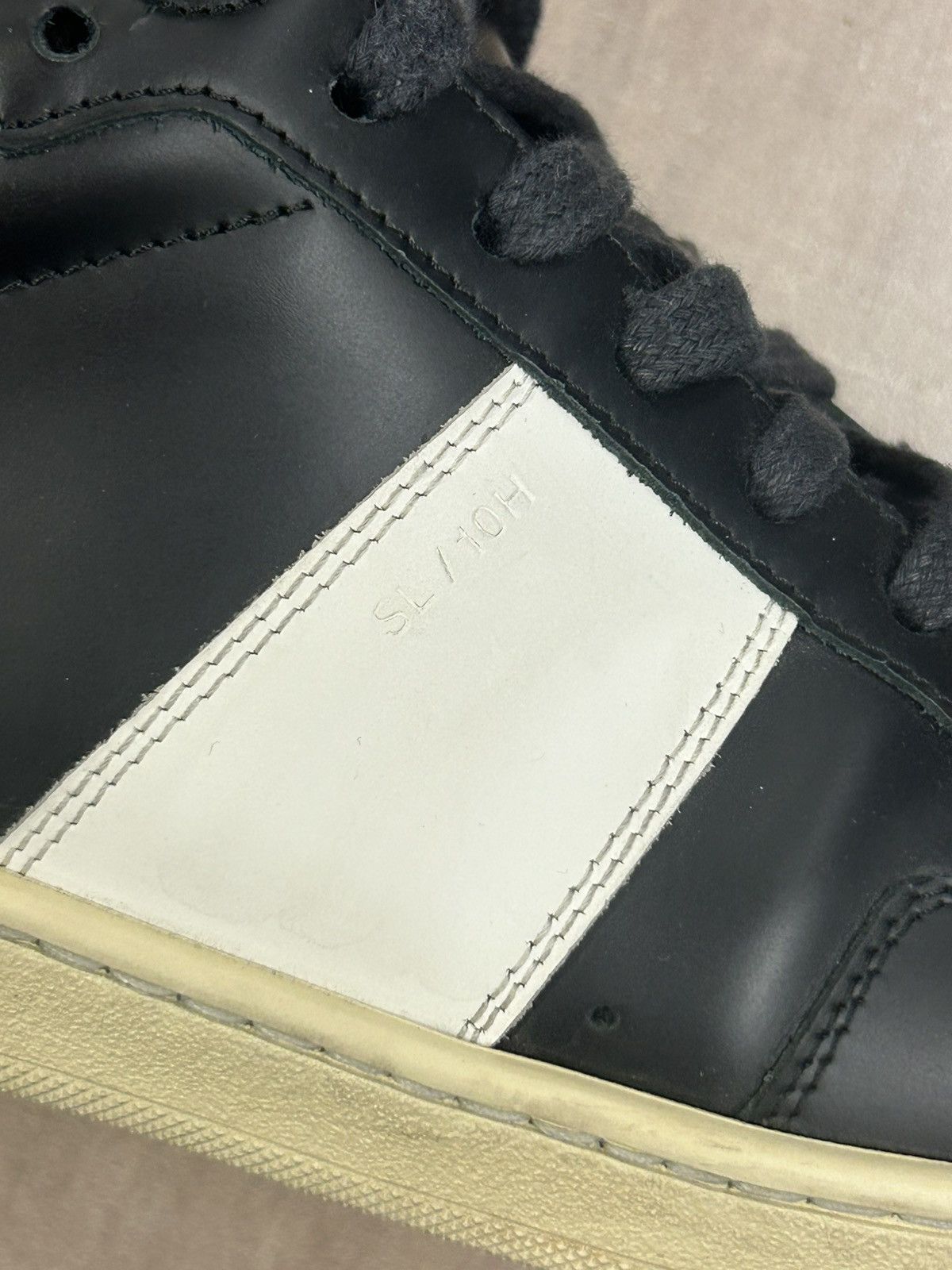 Saint Laurent Paris Saint Laurent SL10H Court Classic black white High Top Size US 9 / EU 42 - 4 Thumbnail