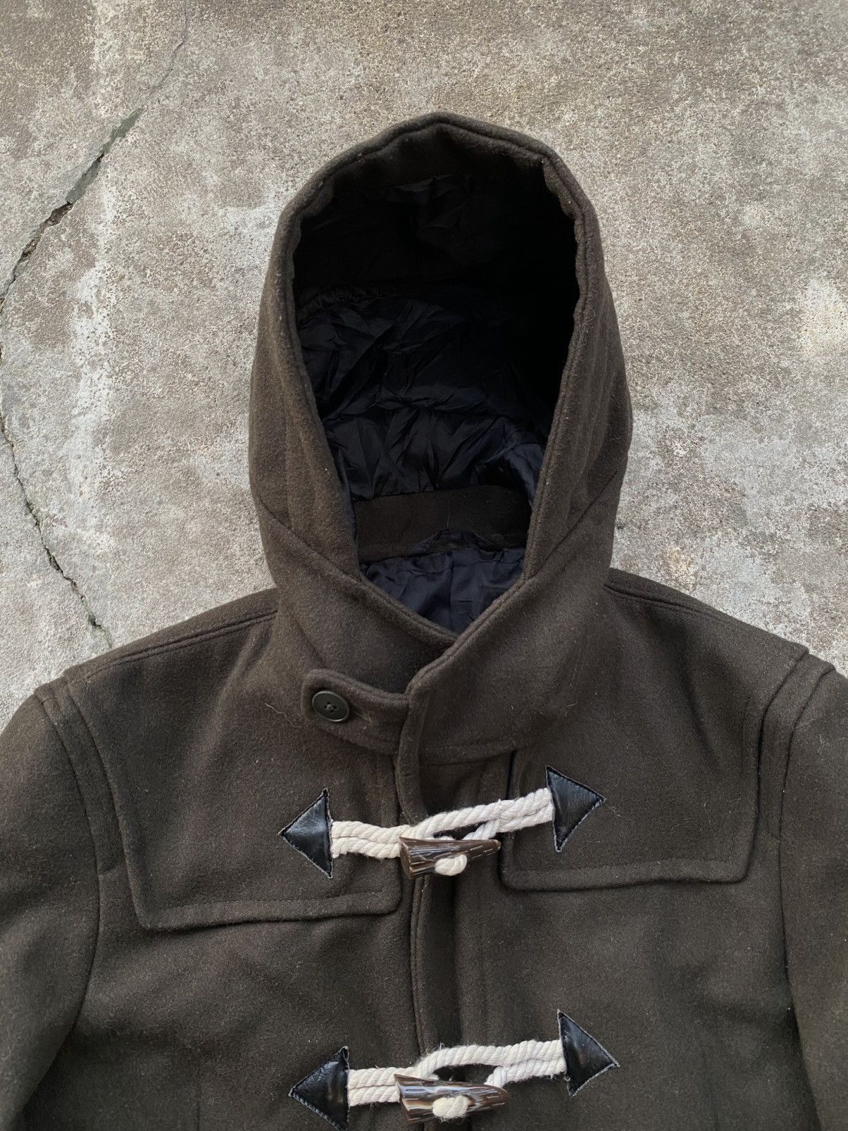 Le Grande Bleu (L.G.B.) KAZUTAKA KATOH TETE HOMME DUFFLE WOOL JACKET Size US M / EU 48-50 / 2 - 4 Thumbnail