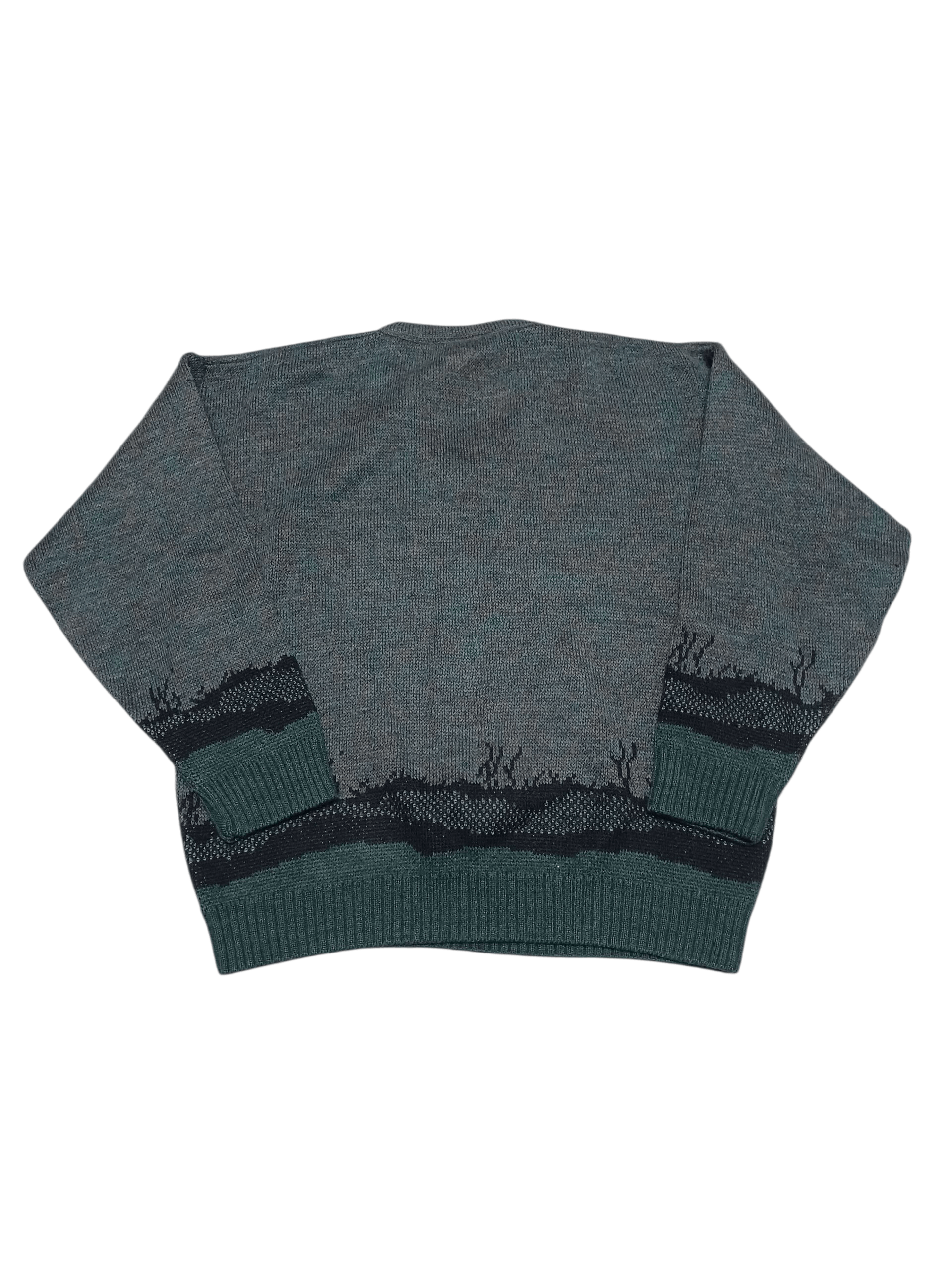Other VINTAGE 90S OLDMONEY GOLF BIG LOGO V-NECK MADE IN UK SWEATER Size US XL / EU 56 / 4 - 3 Thumbnail