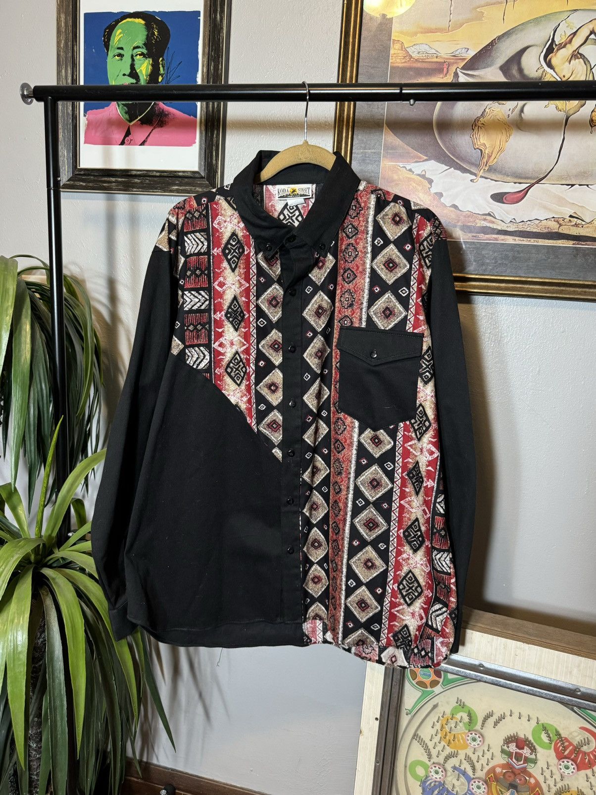 Vintage Vintage Western Wear Shirt Size US XL / EU 56 / 4 - 1 Thumbnail